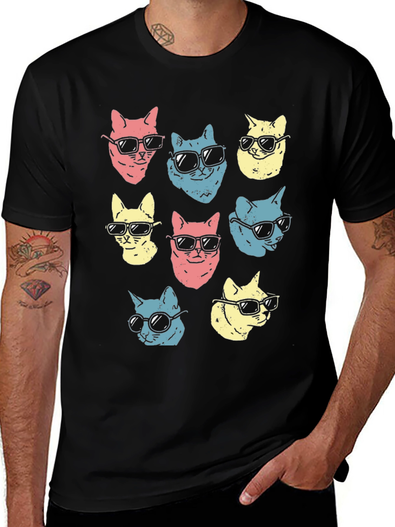 Variant 30 of Cool Cats Graphic T-Shirt