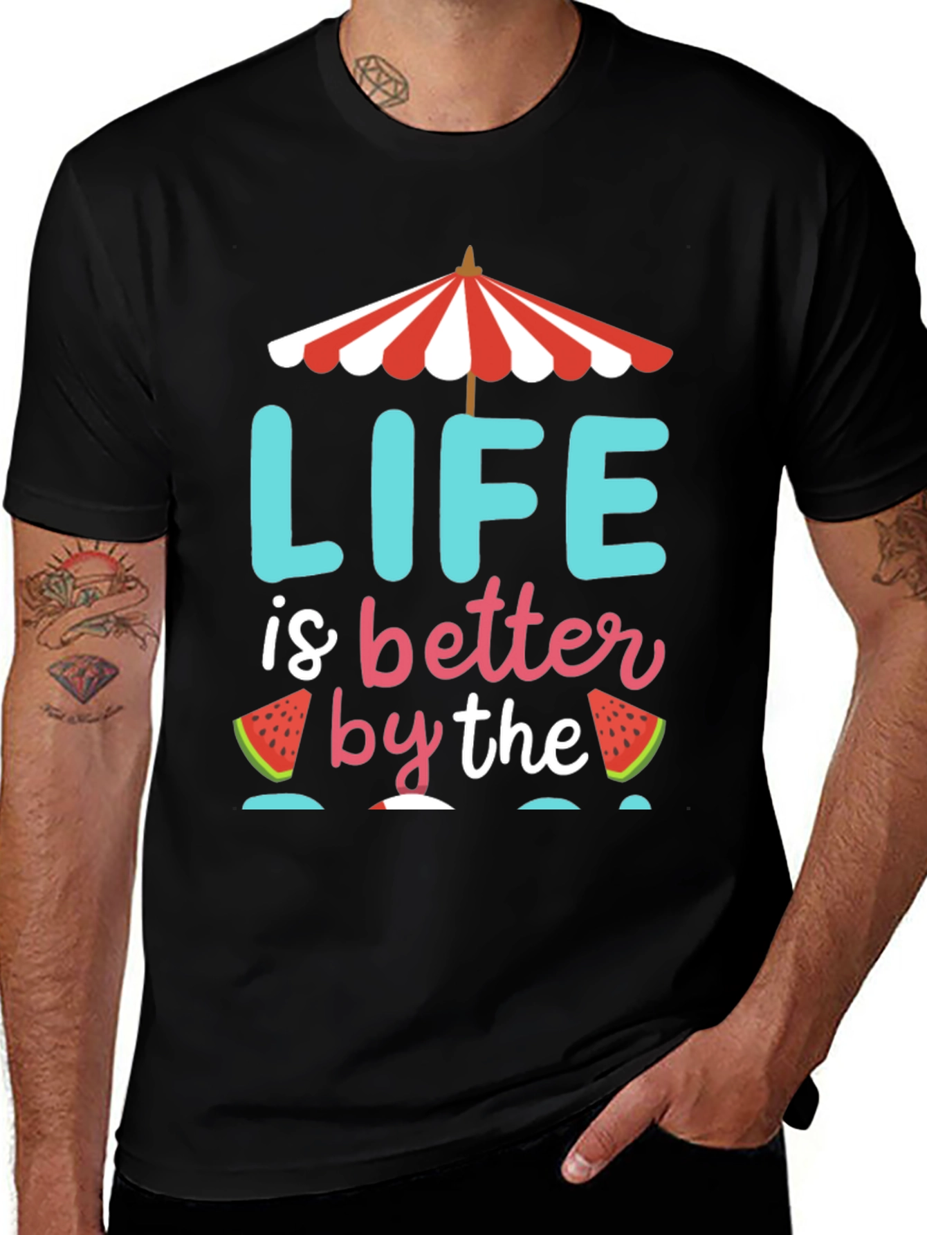Variant 22 of Life is Better T-Shirt - Summer Vacation Vibes