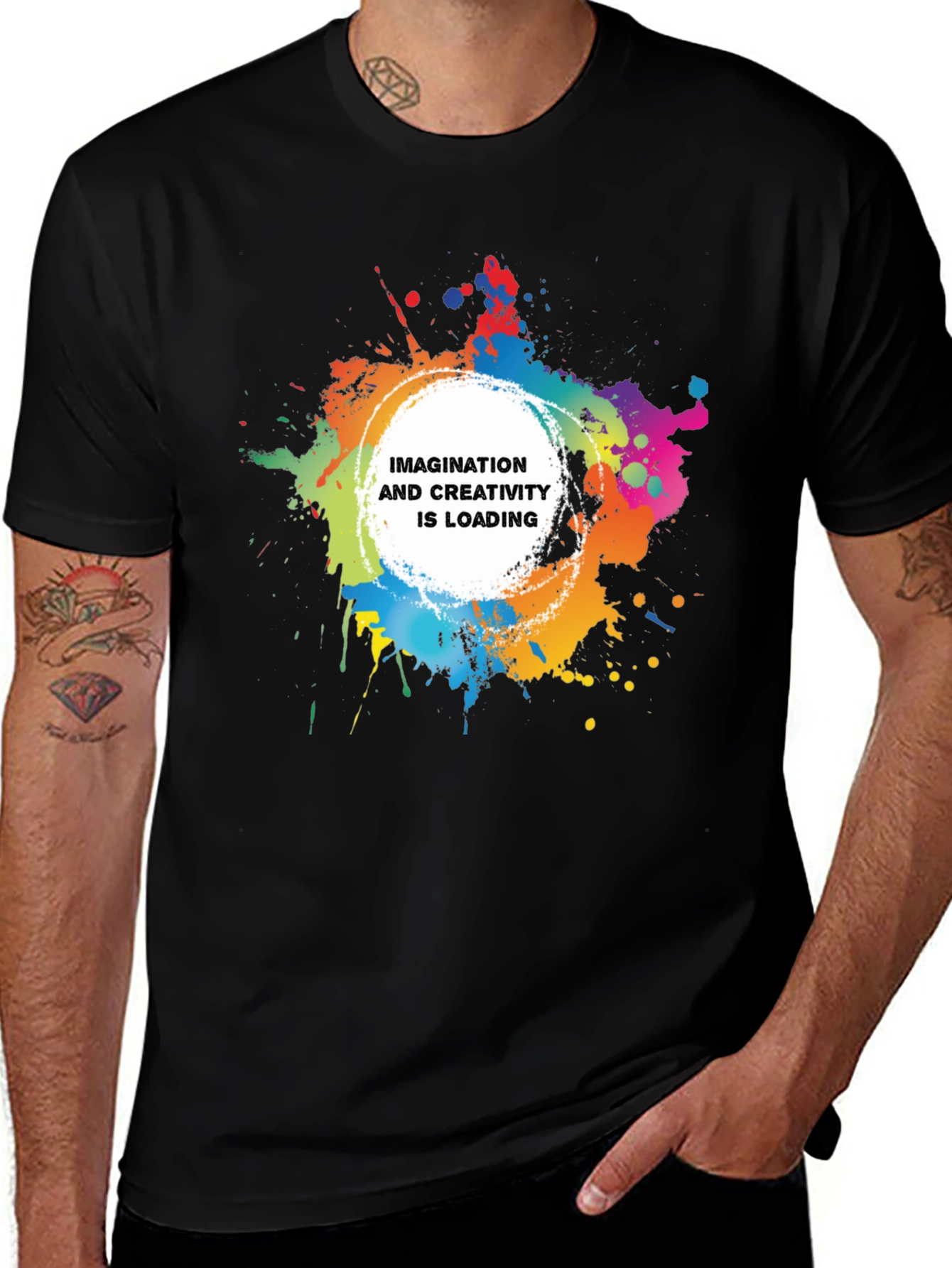 Imagination & Creativity Loading Graphic T-Shirt