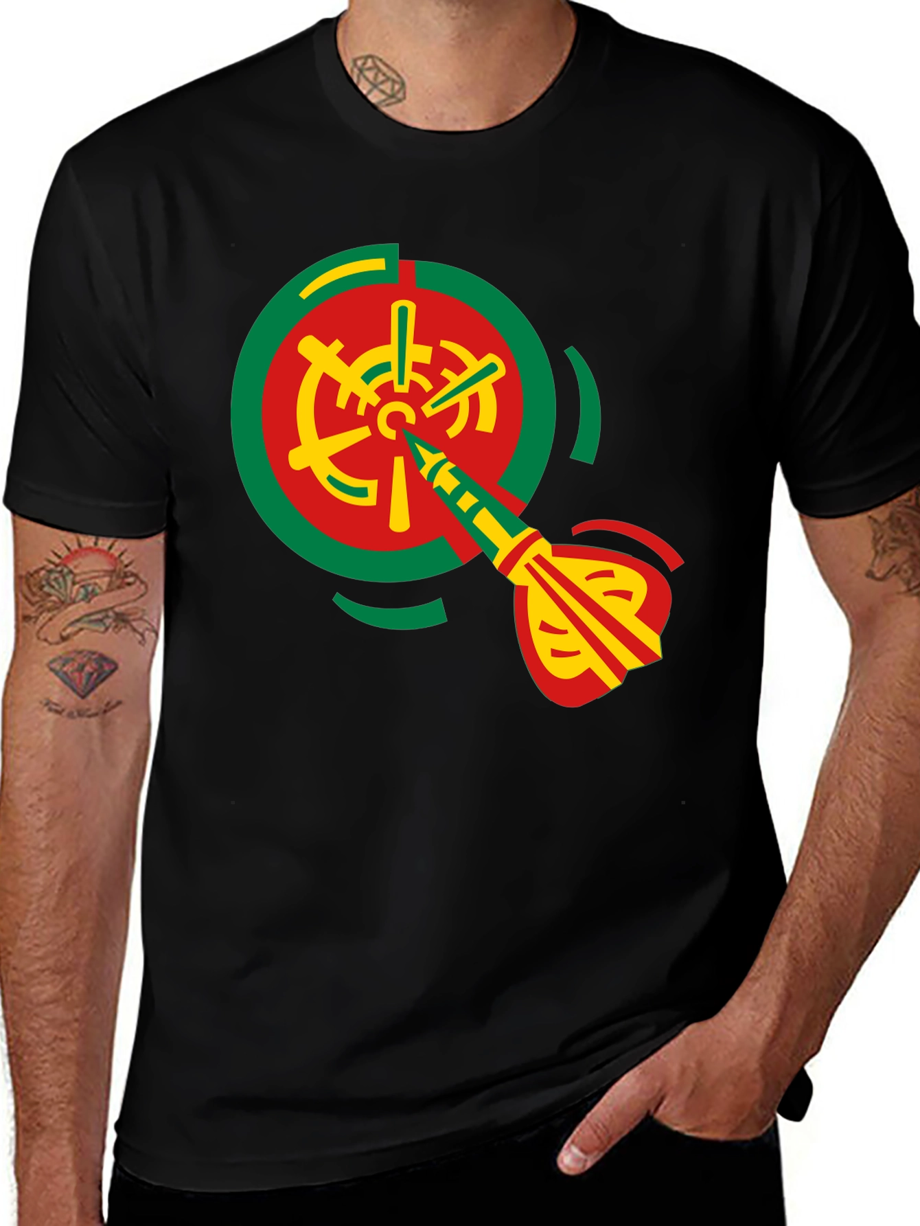 Variant 27 of Dartboard T-Shirt - Target Graphic Tee