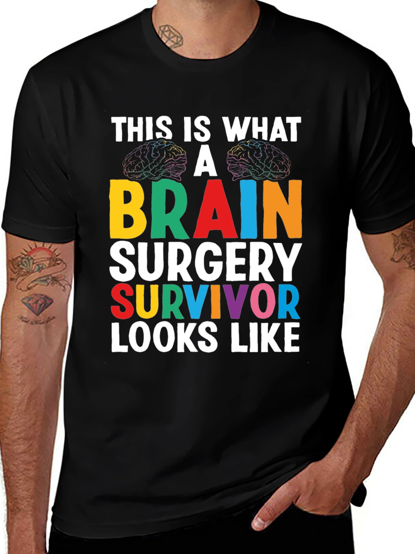 Variant 9 of Brain Surgery Survivor Graphic Tee