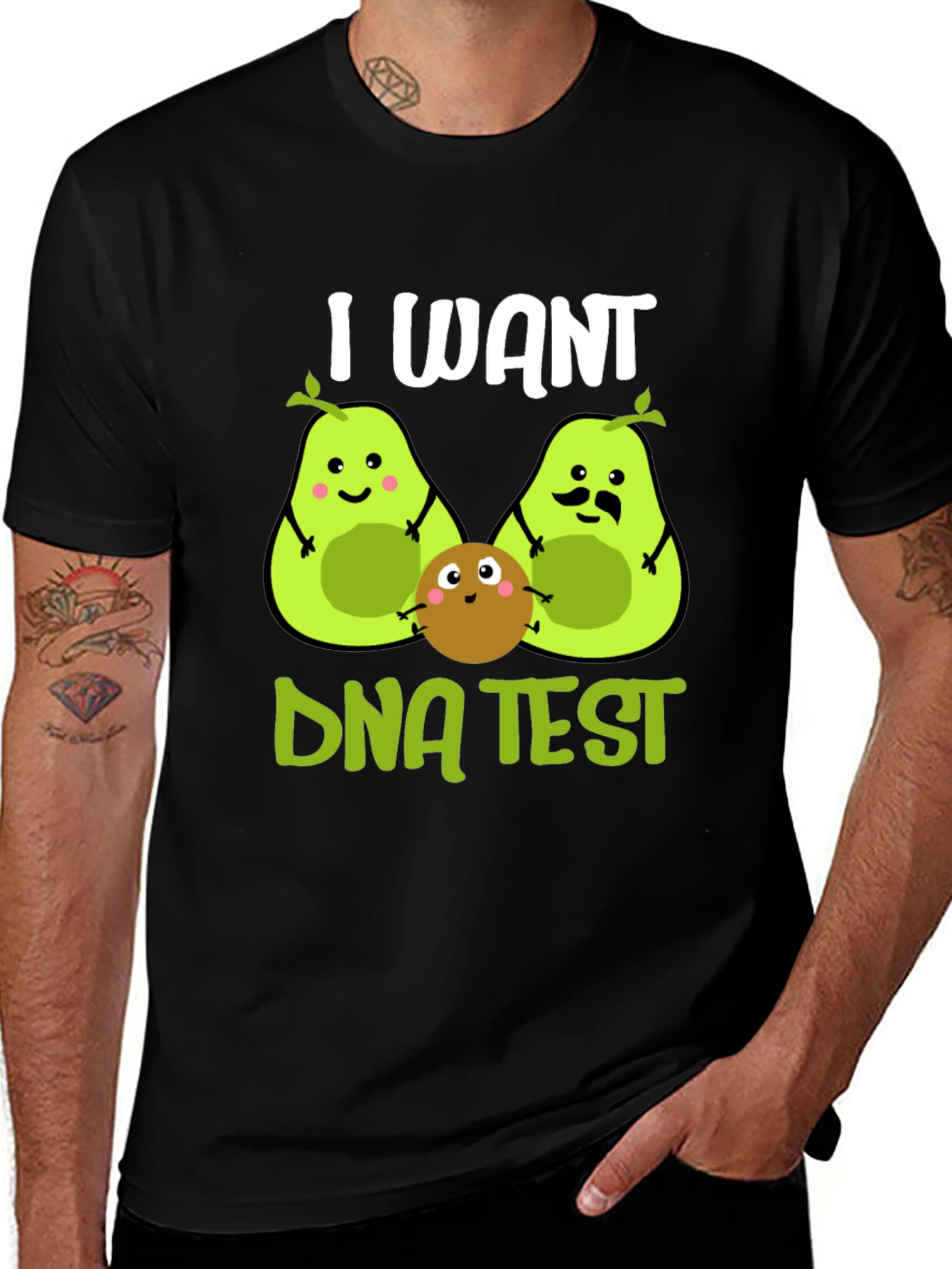 Variant 3 of I Want DNA Test Funny Avocado T-Shirt