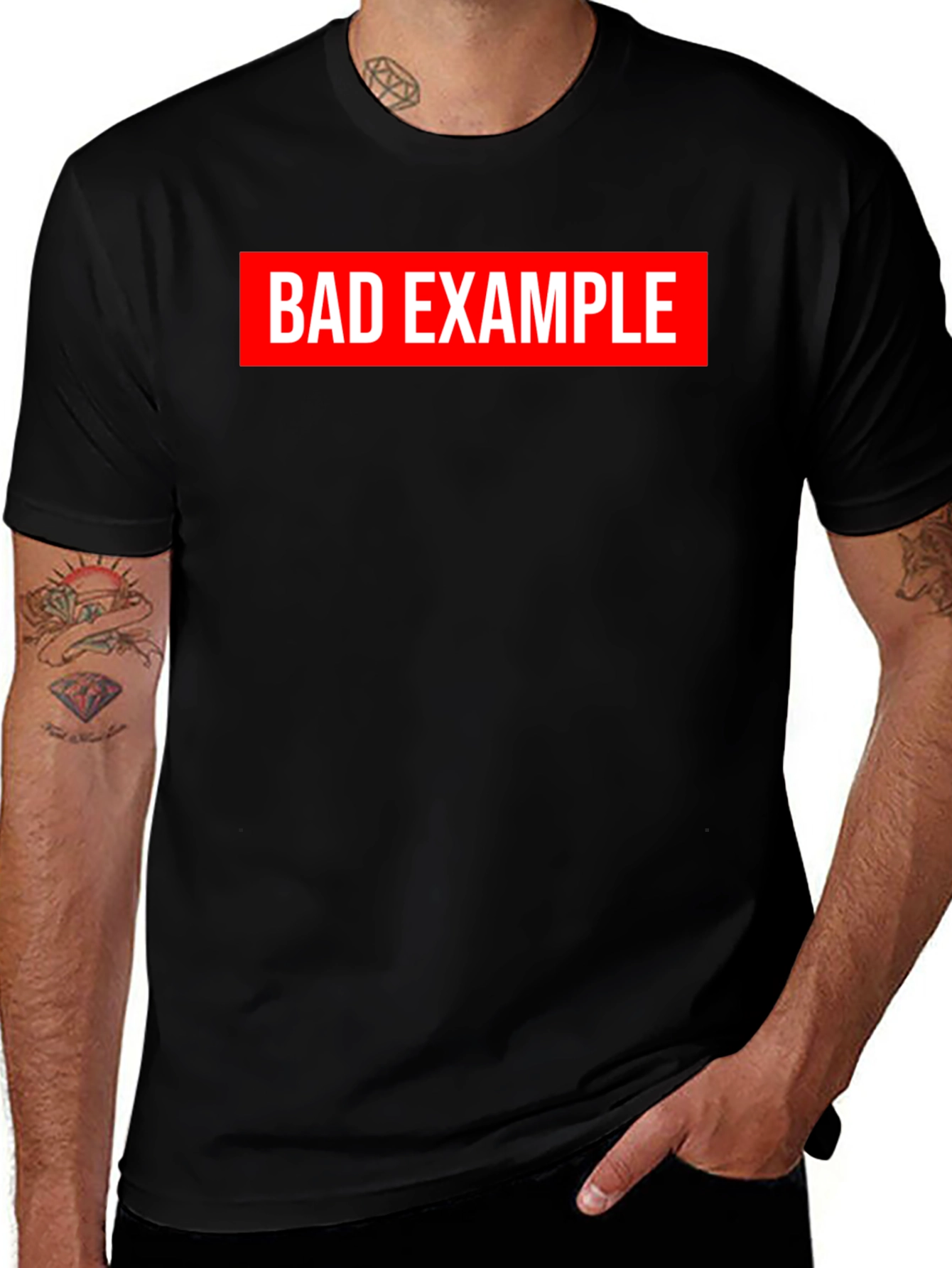 Variant 19 of Bad Example Graphic Tee - Modern Streetwear