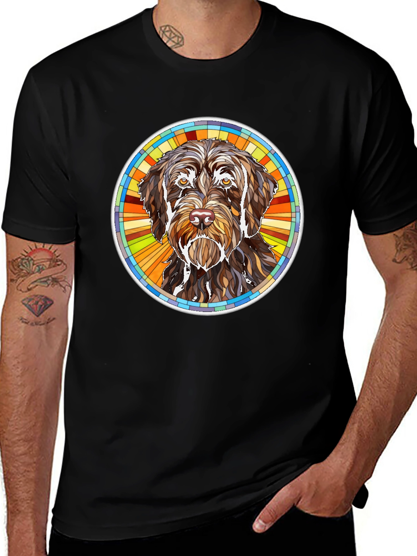 Variant 27 of Dog Art T-Shirt - Stylish Pet Lover Apparel