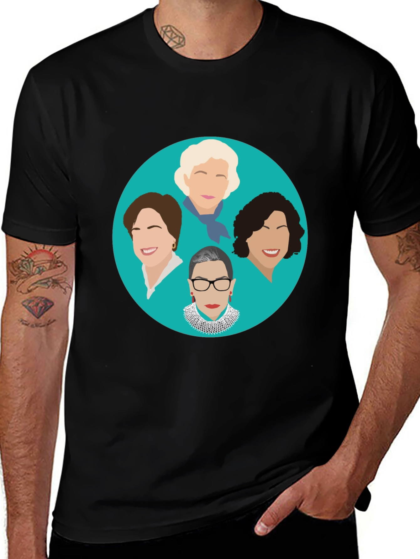 Variant 6 of Golden Girls & RBG Graphic Tee