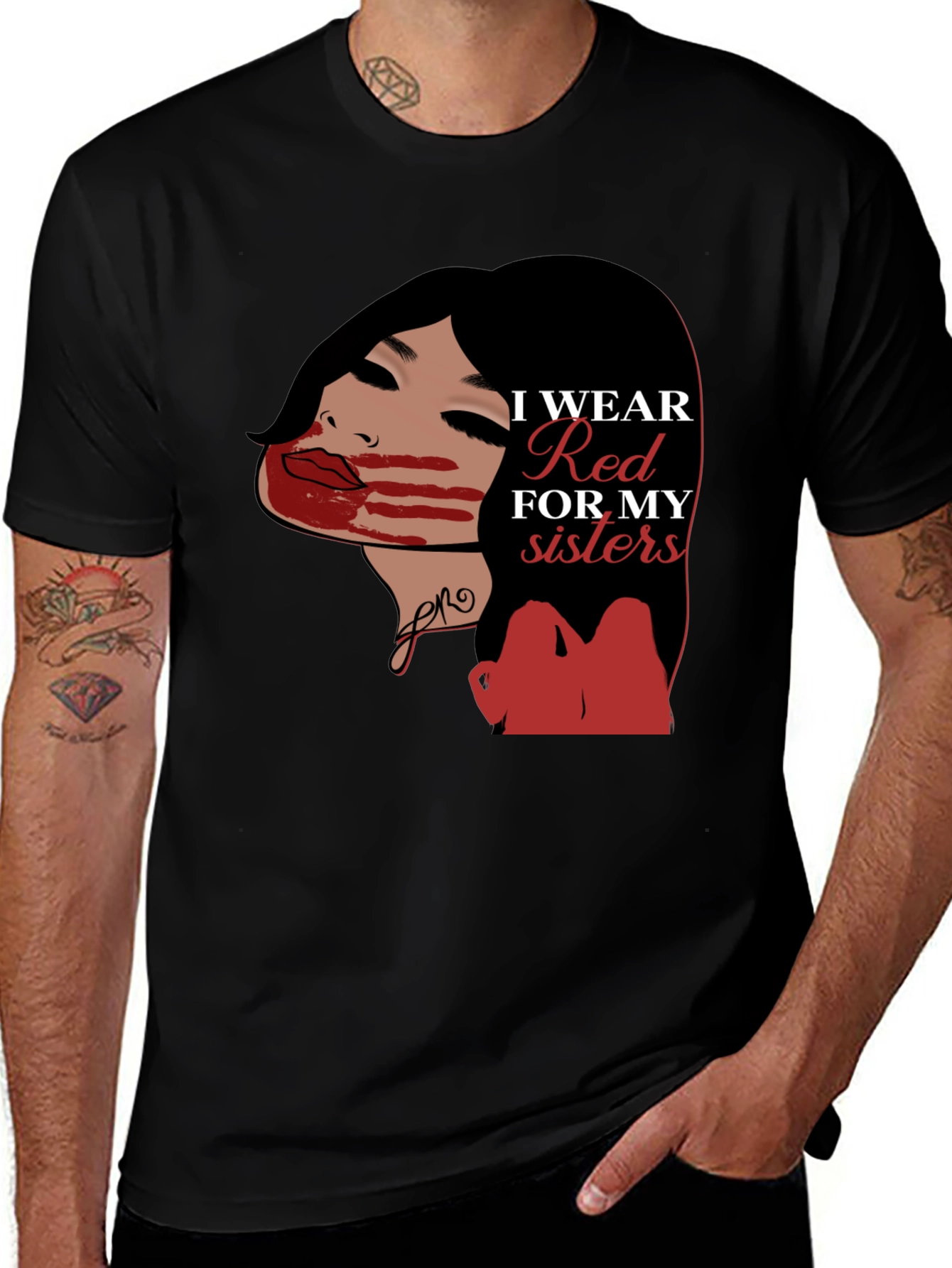 I Wear Red For My Sisters T-Shirt