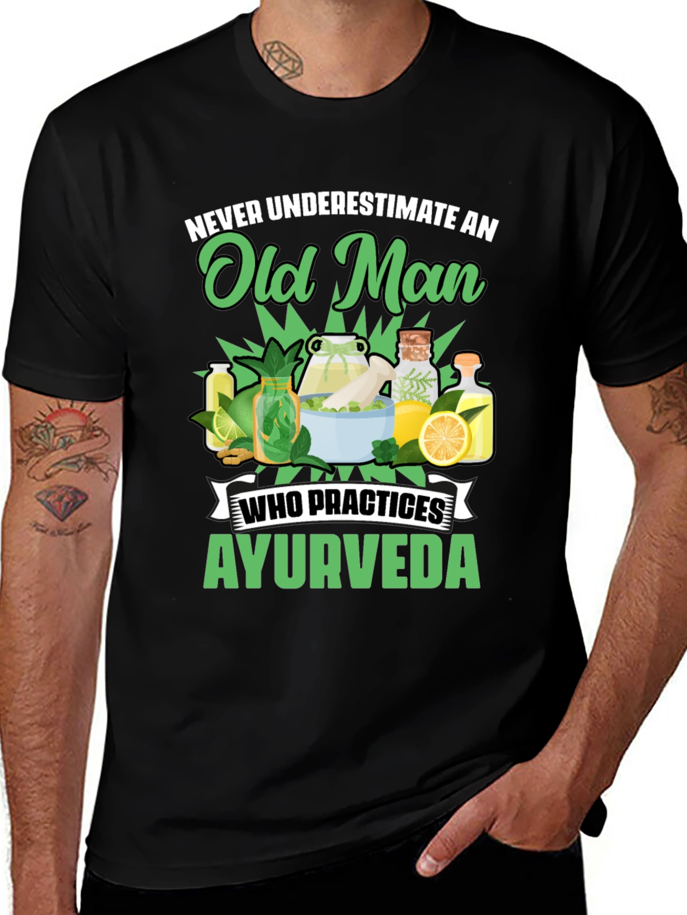 Ayurveda Old Man T-Shirt
