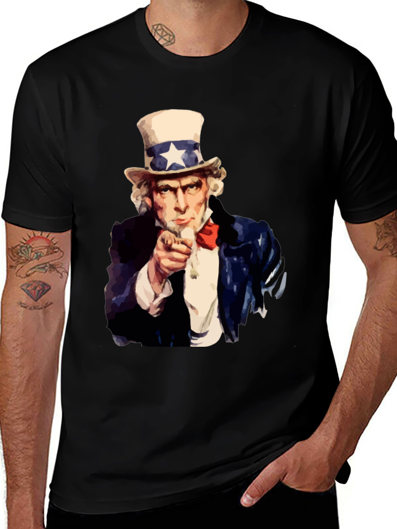 Uncle Sam "I Want You" Graphic Tee