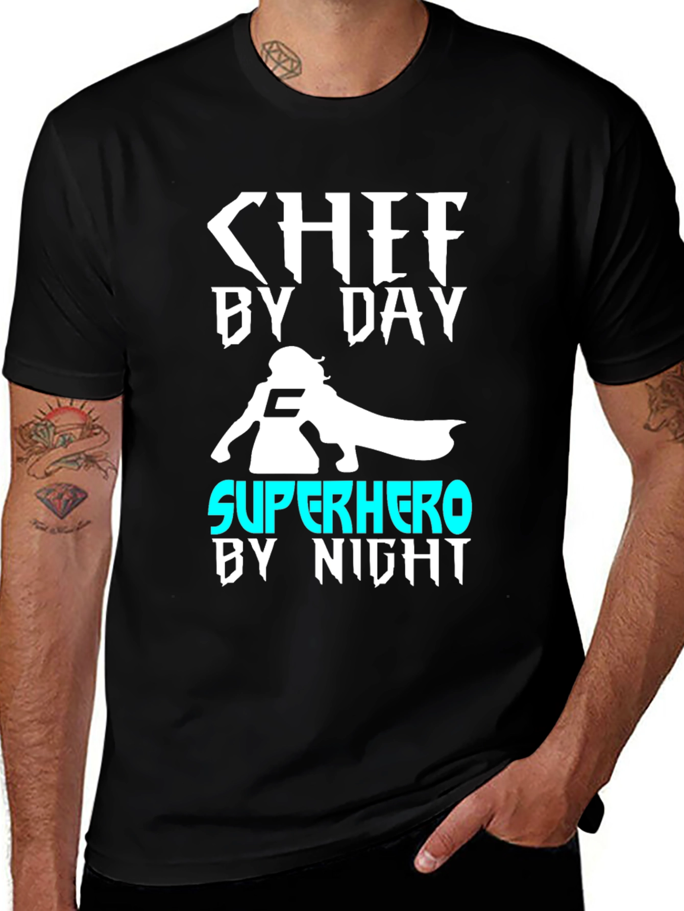 Chef By Day Superhero By Night T-Shirt