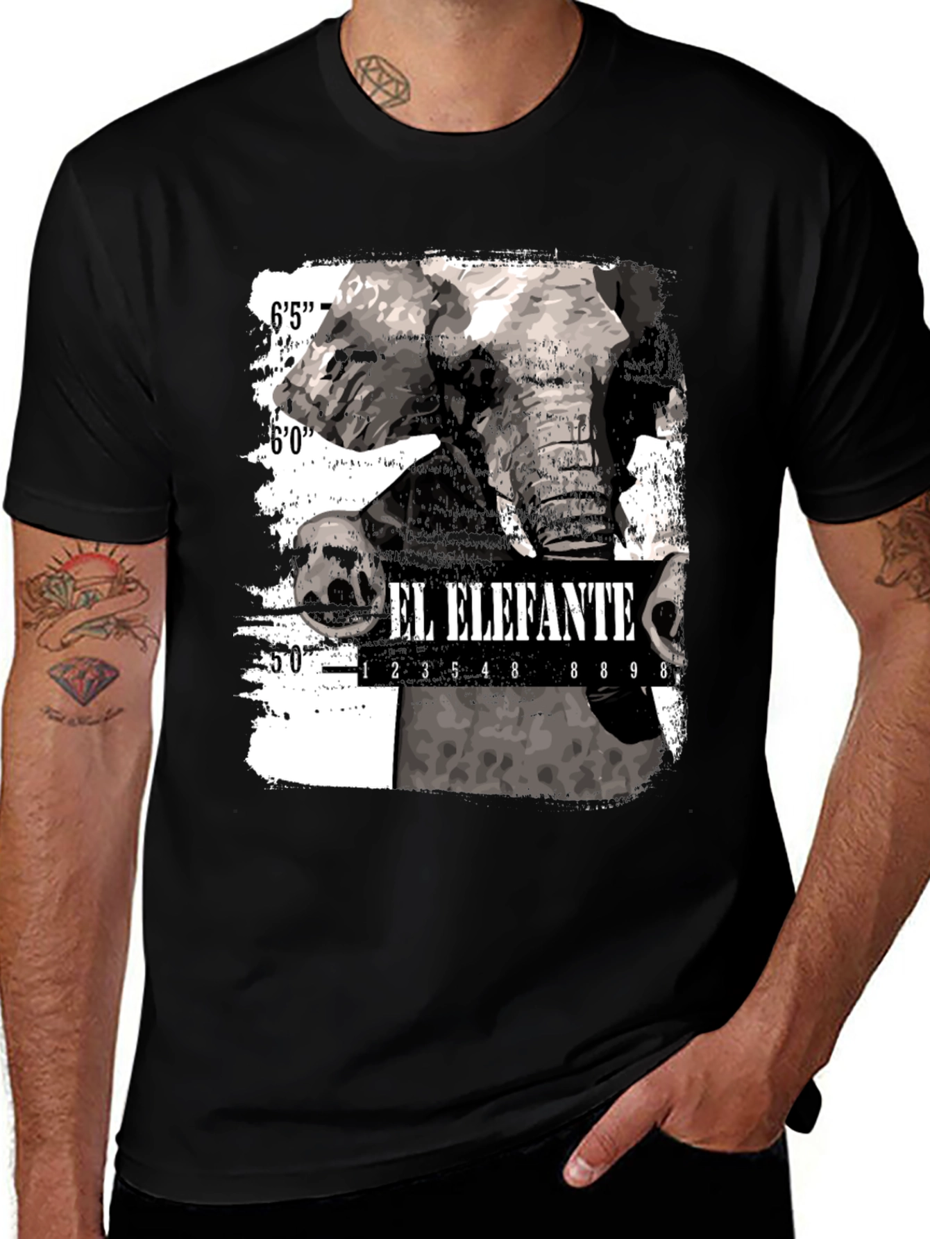 Variant 15 of El Elefante Graphic Print T-Shirt