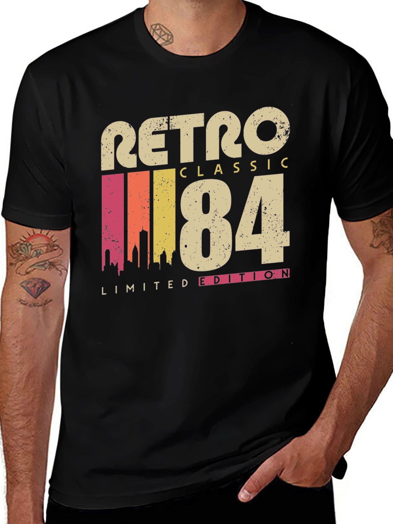 Retro Classic 1984 Limited Edition Black T-Shirt