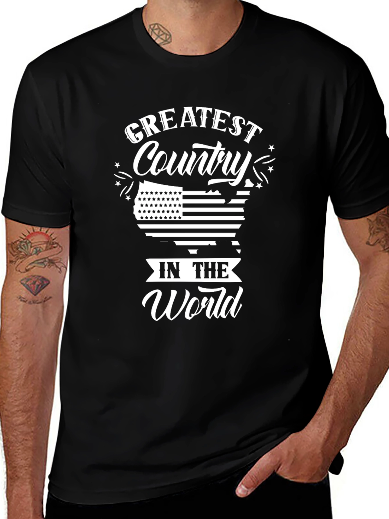 Variant 7 of Greatest Country USA Flag T-Shirt