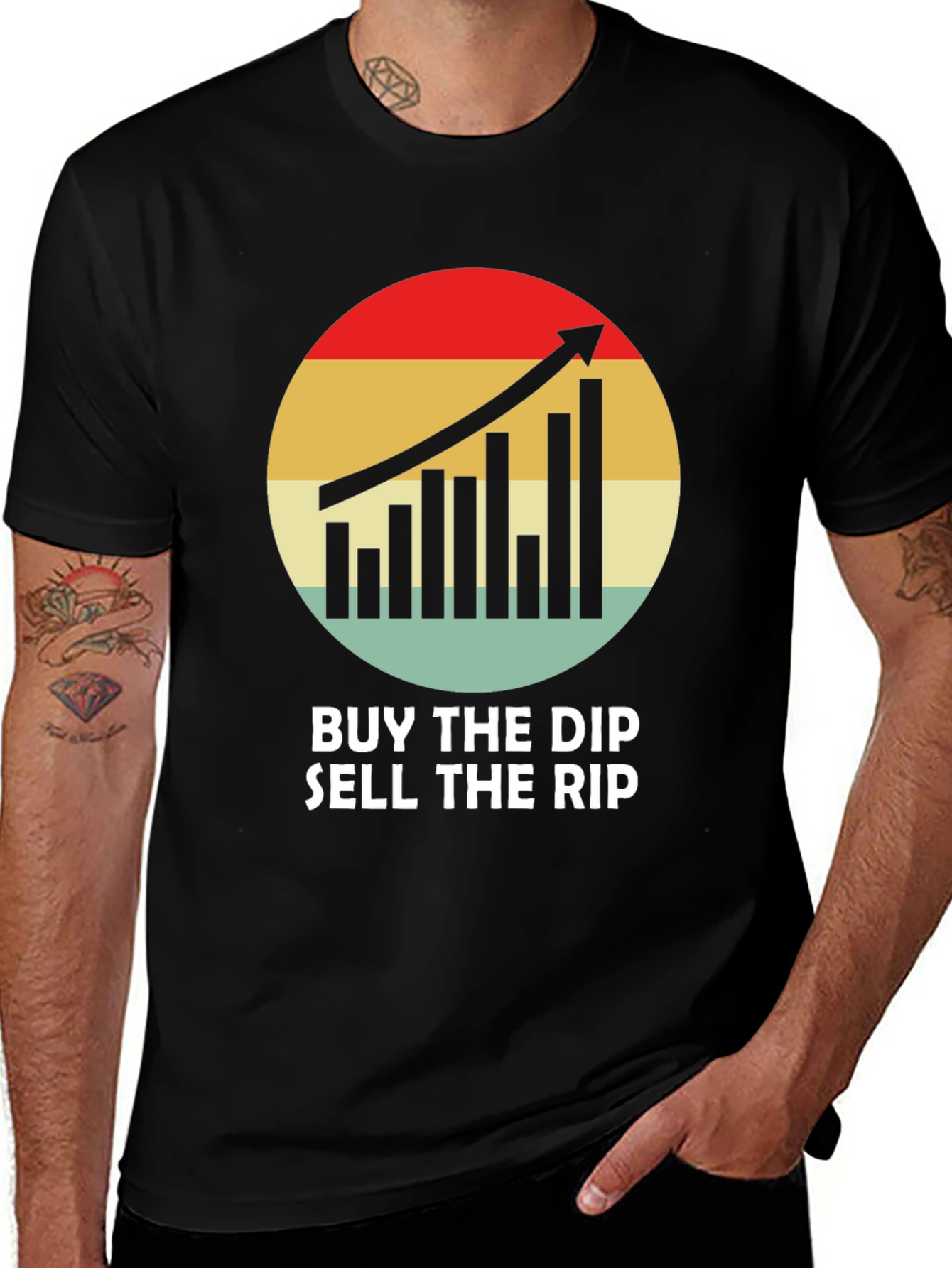 Buy the Dip Sell the Rip Graphic Tee