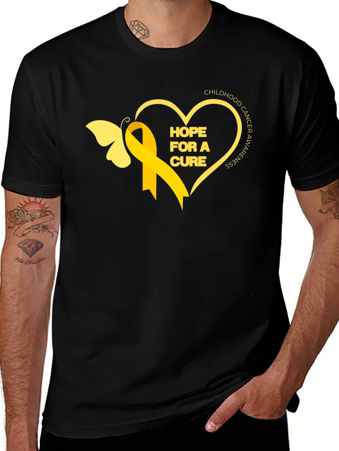 Childhood Cancer Awareness Hope For A Cure T-Shirt