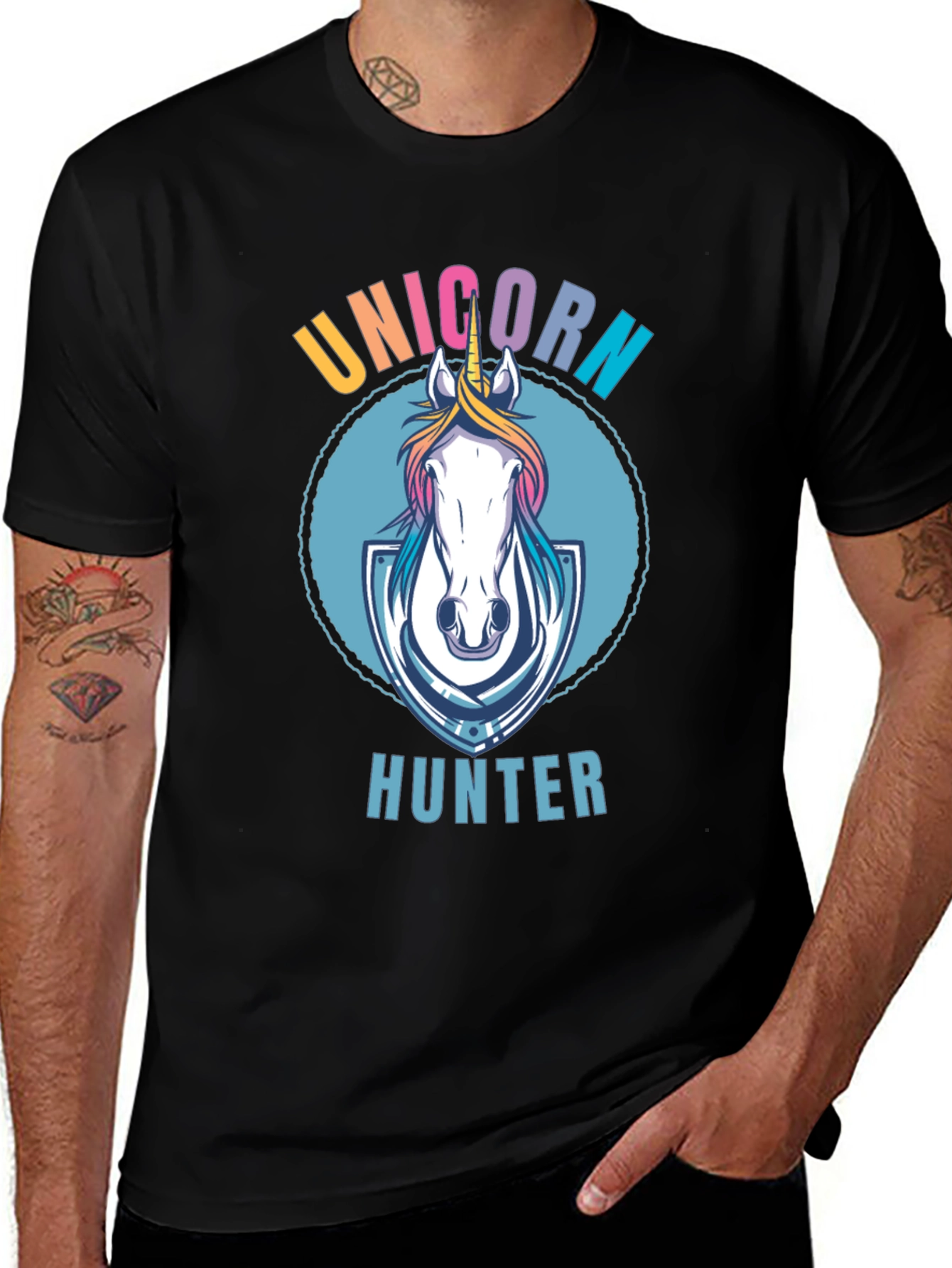 Variant 25 of Unicorn Hunter Graphic T-Shirt