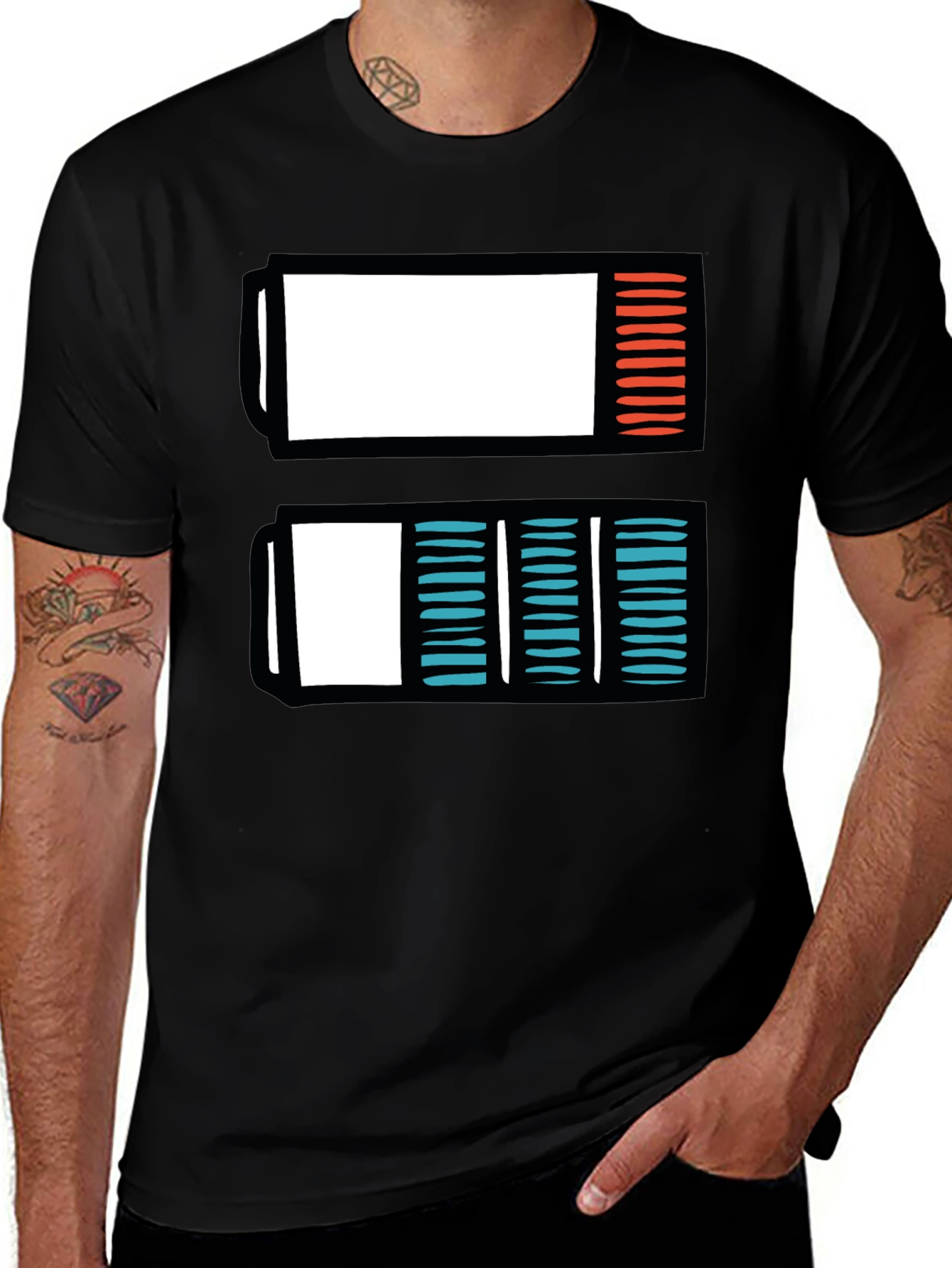 Battery Level Graphic Tee