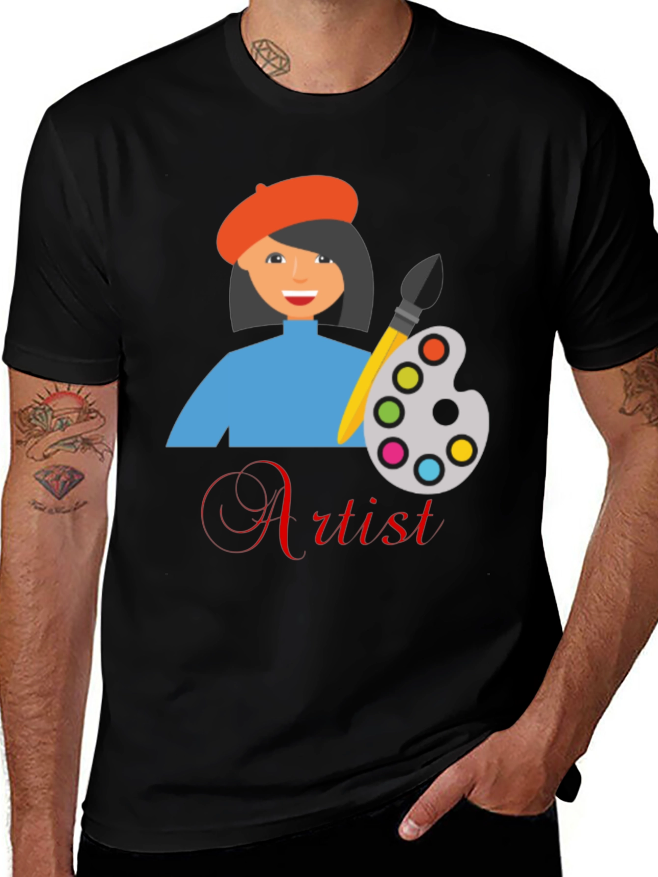 Variant 10 of Artist T-Shirt - Creative Design