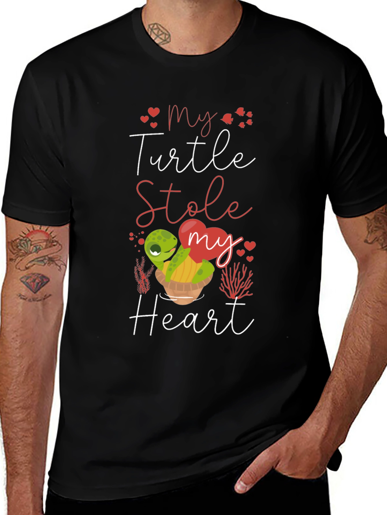 Variant 22 of My Turtle Stole My Heart Graphic Tee