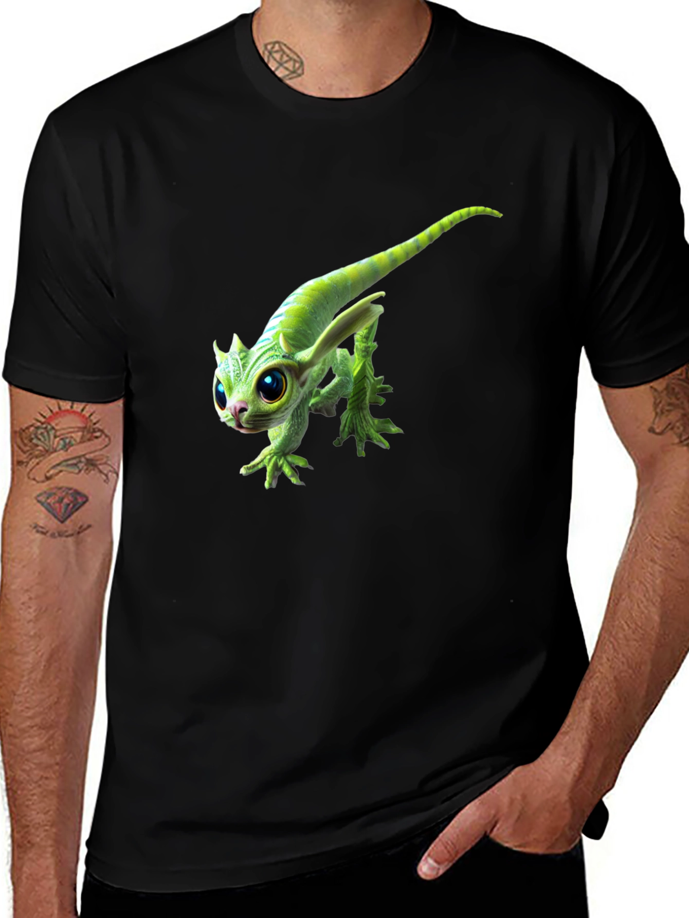 Variant 27 of Cute Alien Creature Graphic T-Shirt