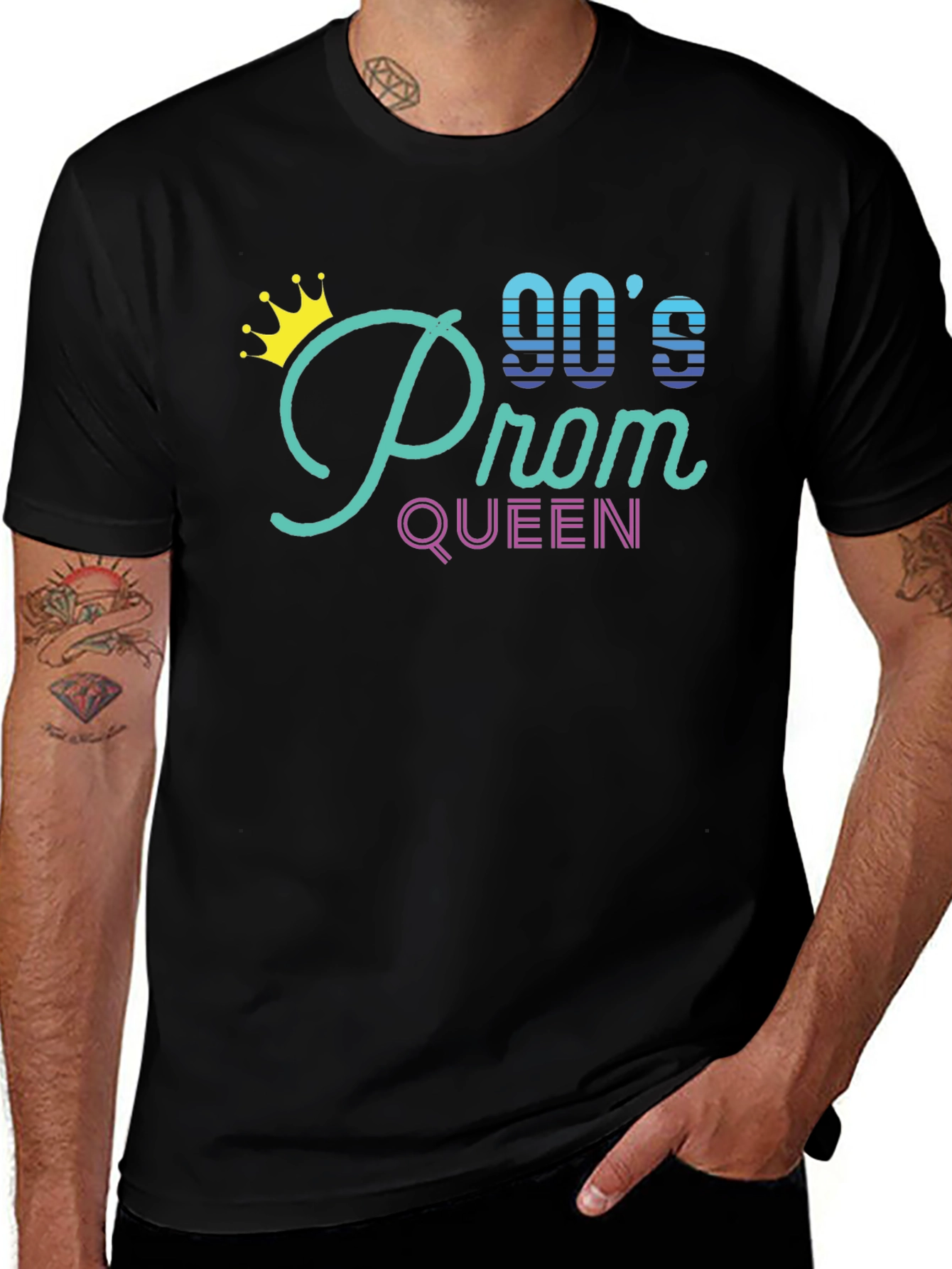90's Prom Queen Graphic T-Shirt - Retro Style