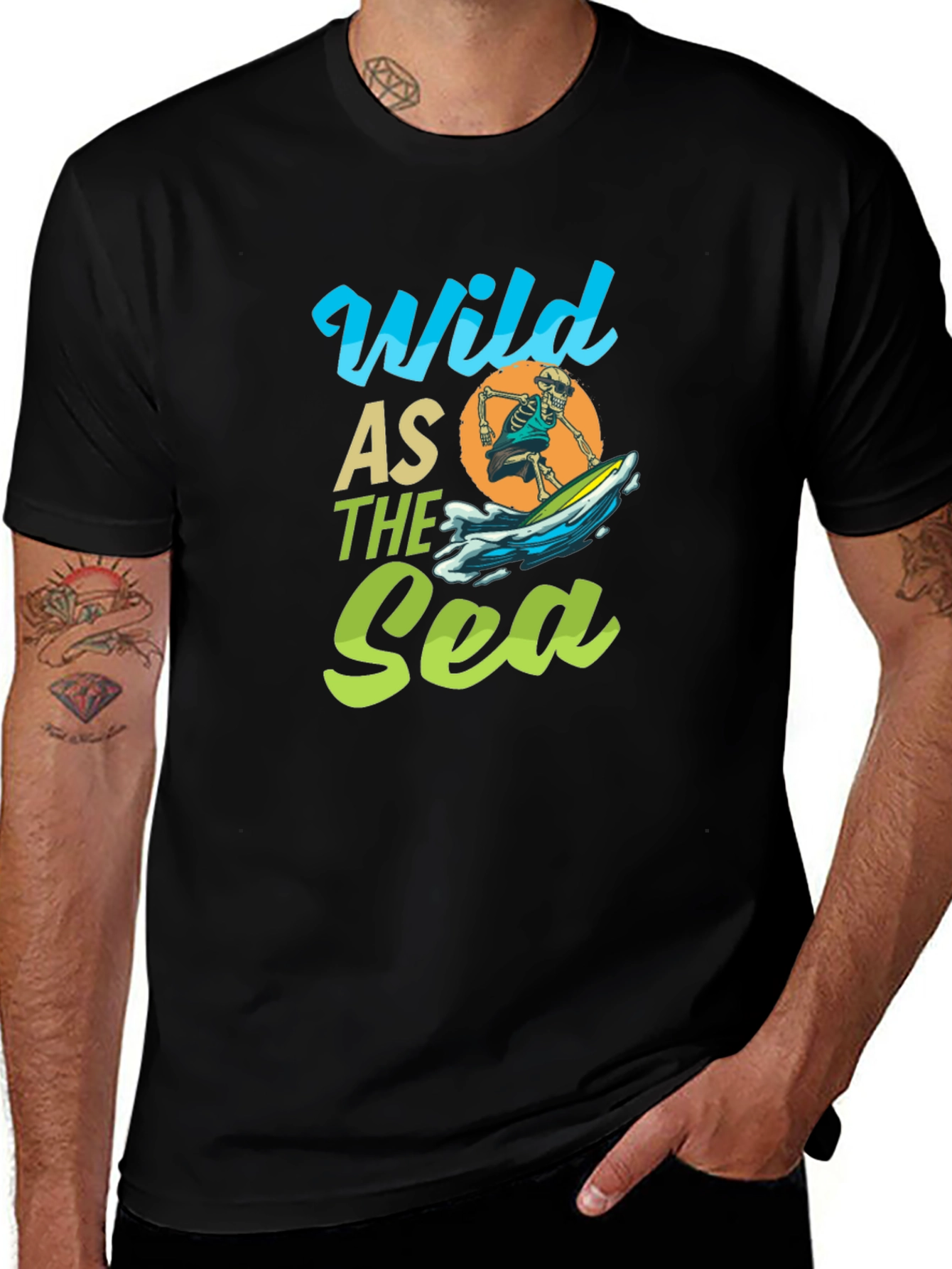 Variant 19 of Wild As The Sea T-Shirt