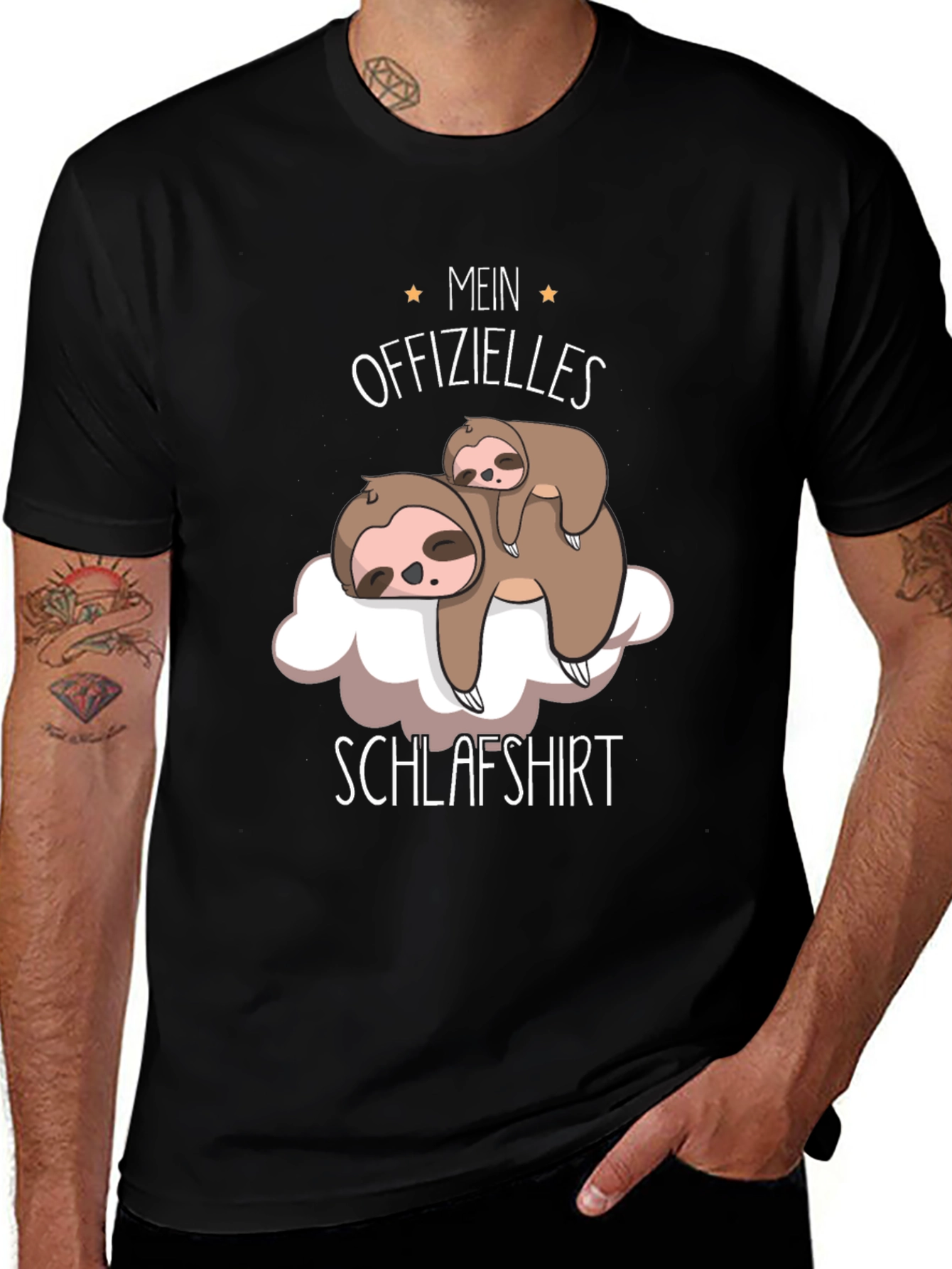 Variant 28 of Funny Sloth Sleeping Shirt - Mein Offizielles Schlafshirt