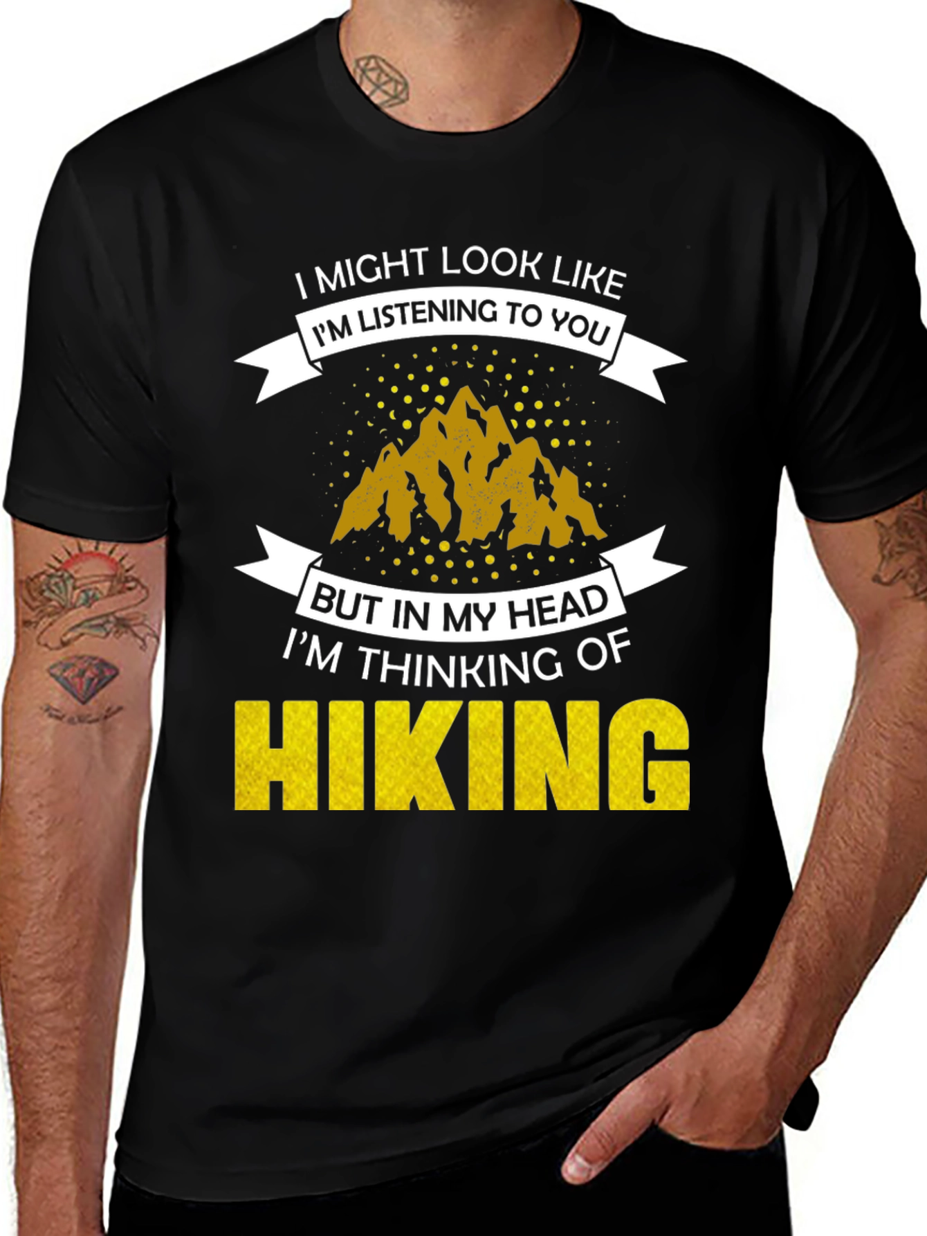 Variant 3 of Hiking Mind T-Shirt - Funny Mountain Adventure Tee