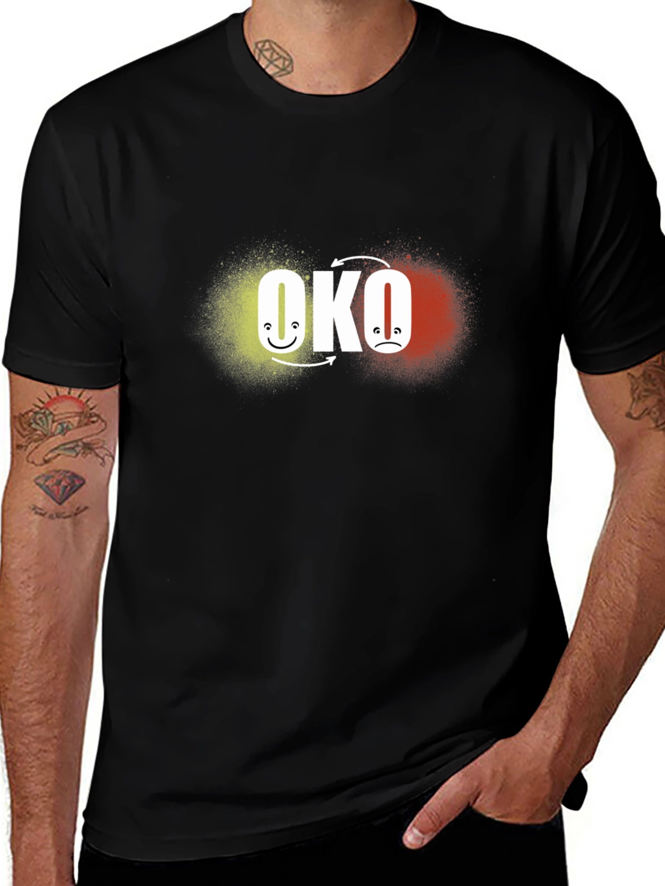 Variant 3 of OKO Emotion Change T-Shirt