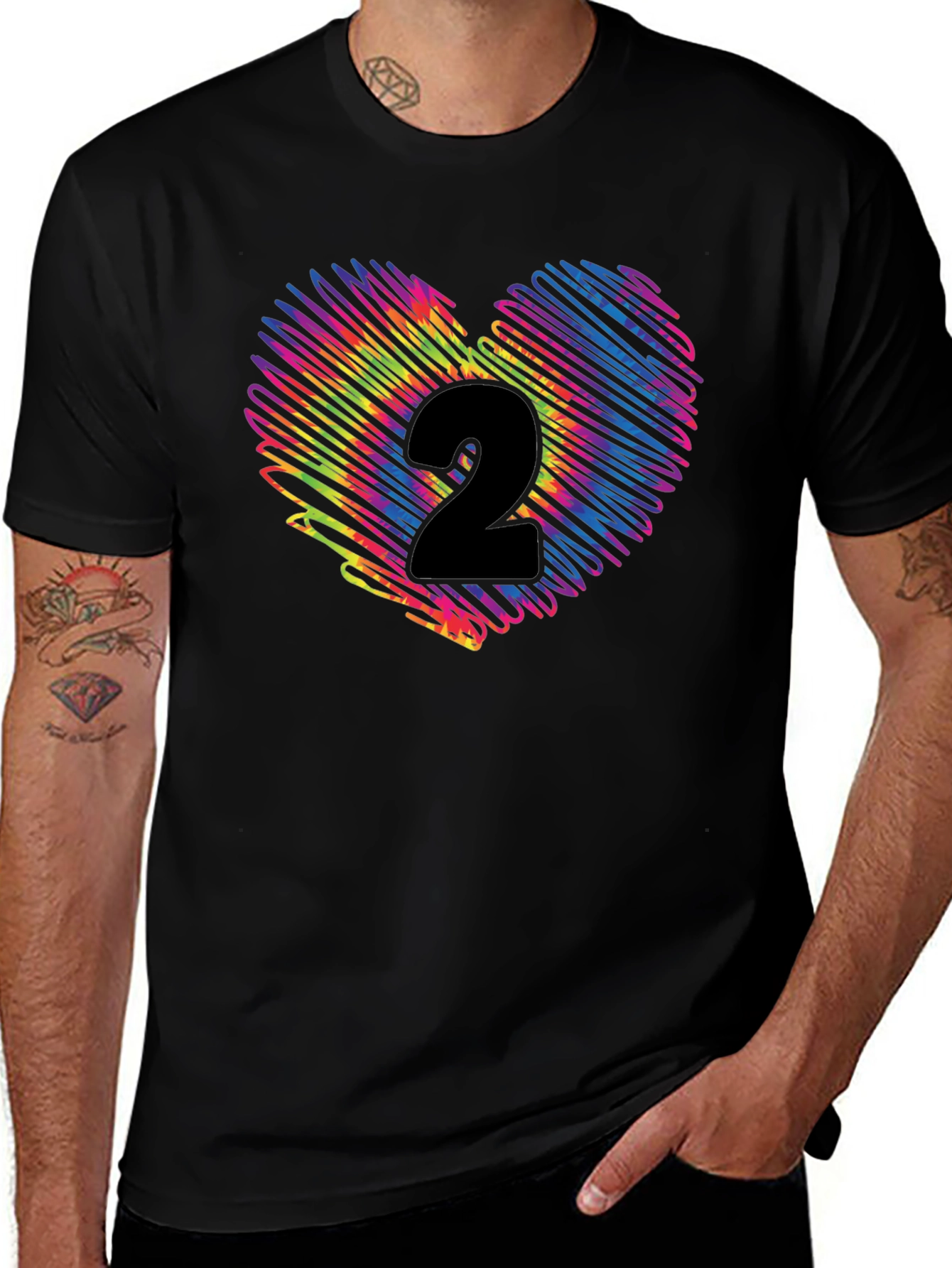 Heart Number 2 Graphic T-Shirt