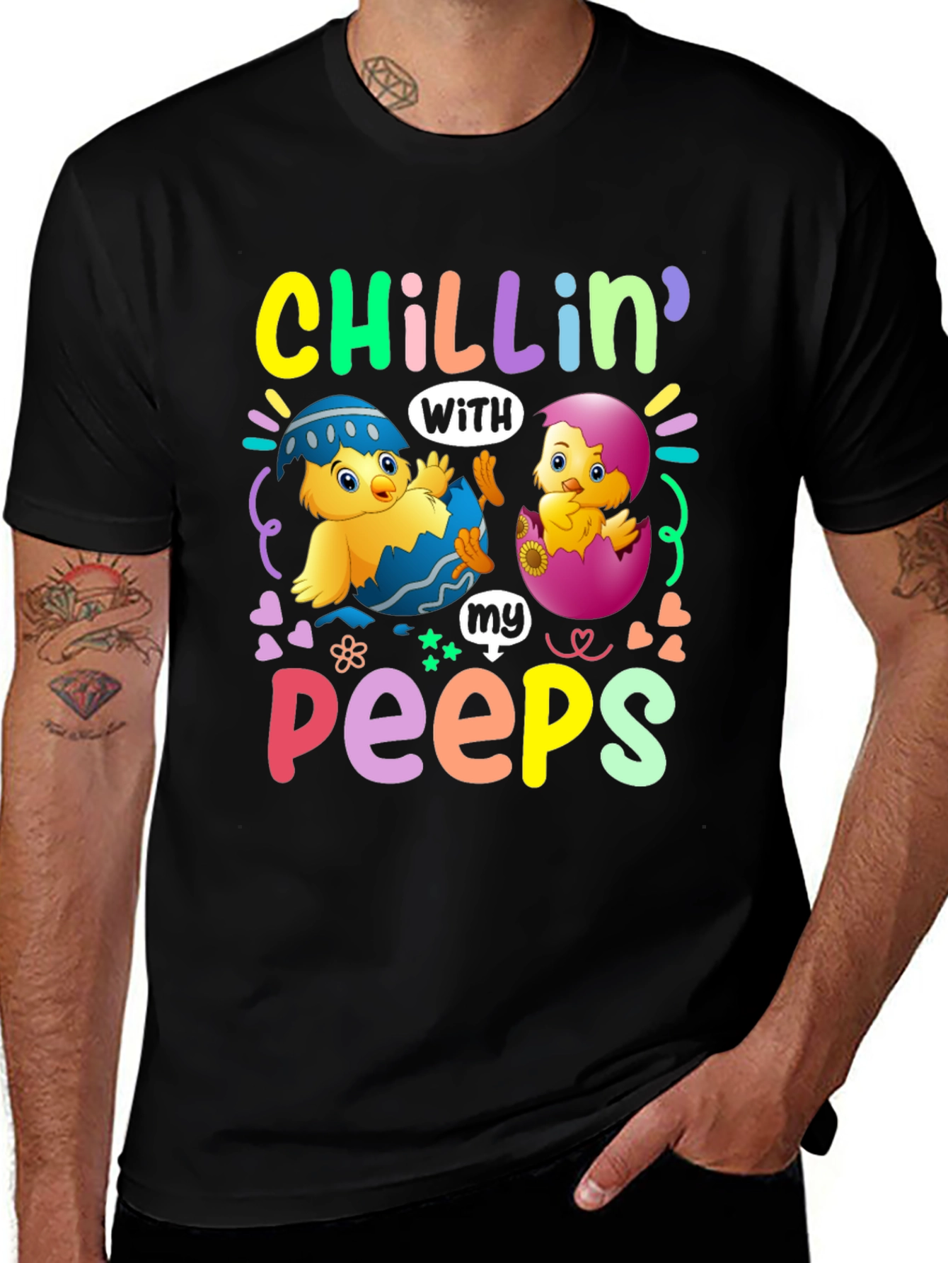 Chillin' With My Peeps Easter T-Shirt