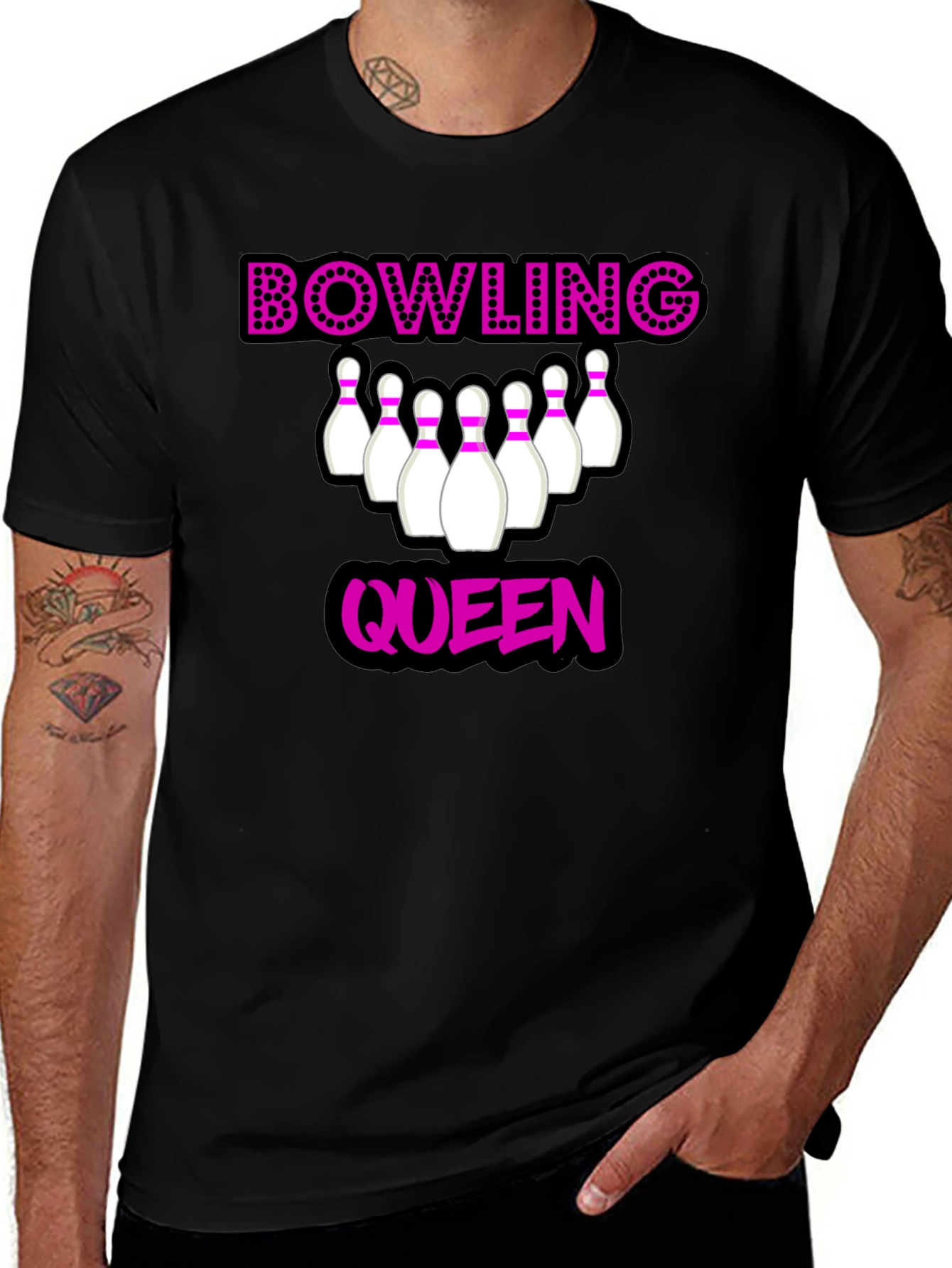Variant 22 of Bowling Queen Graphic Tee