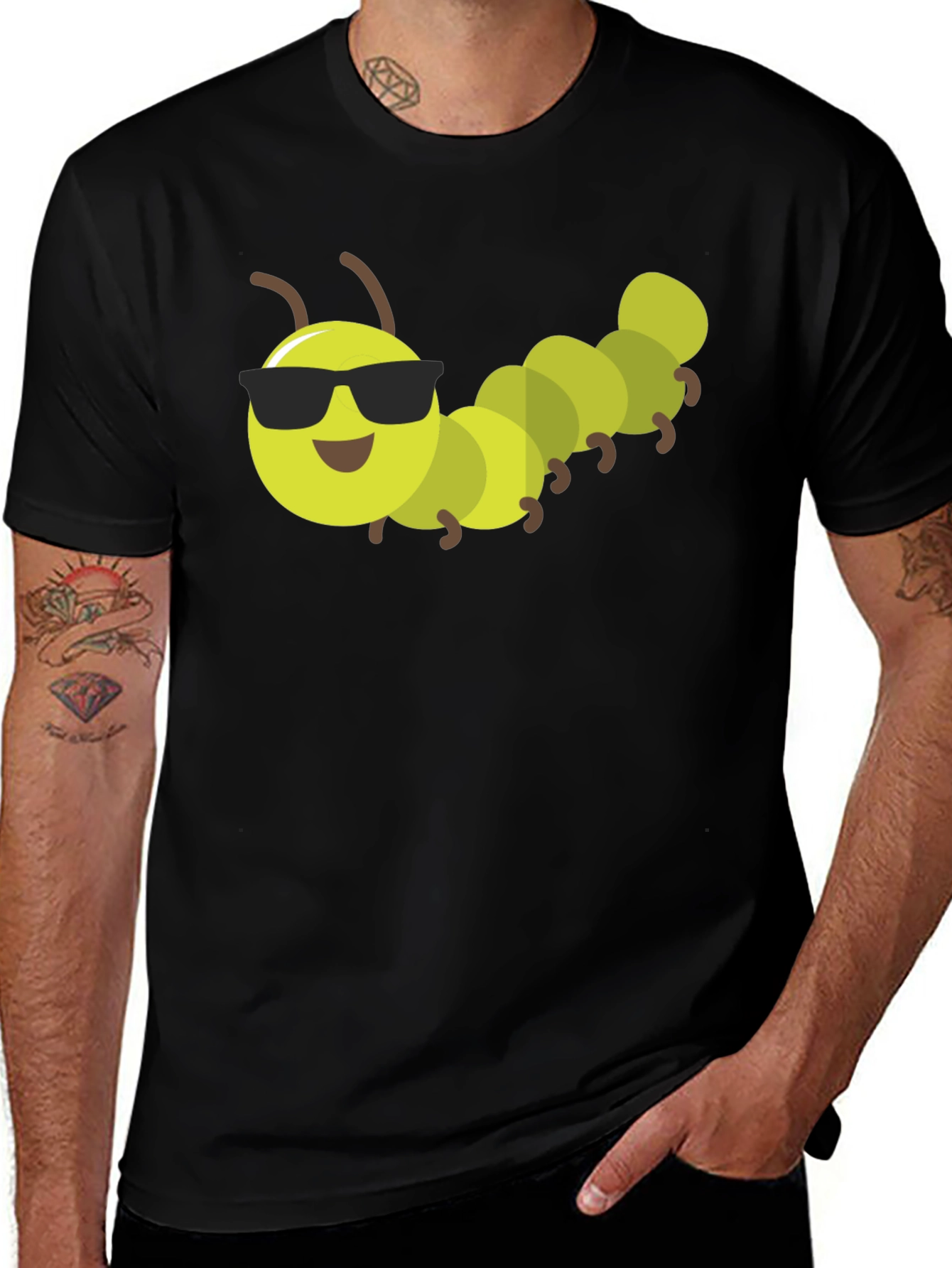 Variant 30 of Cool Caterpillar Graphic Tee