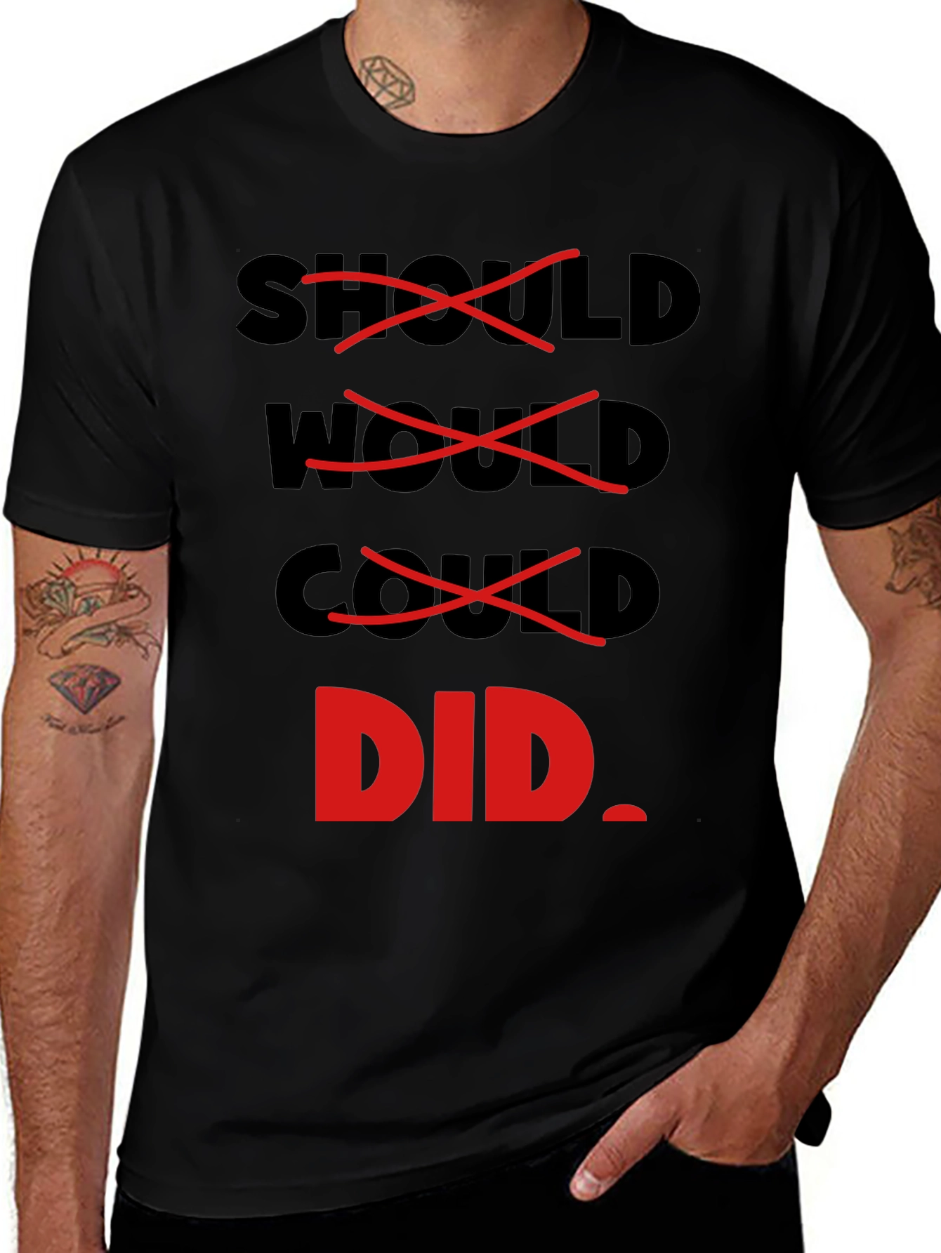 Variant 22 of Motivational "DID" Graphic T-Shirt