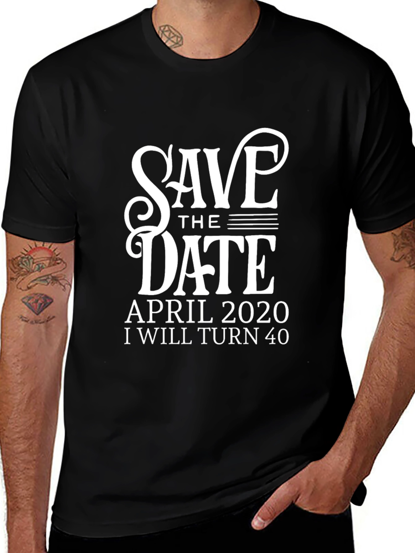 Variant 20 of Save The Date 40th Birthday T-Shirt