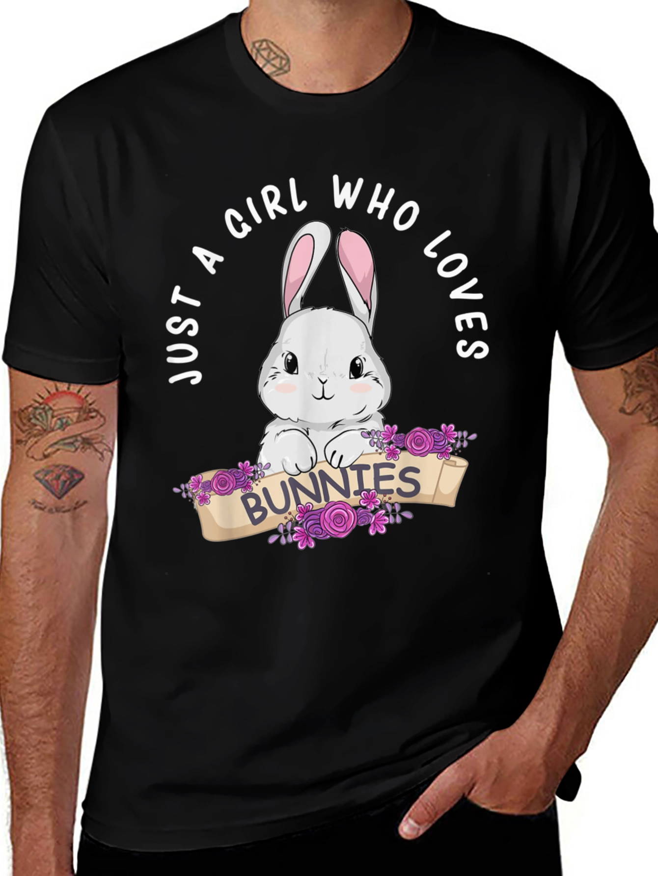 Variant 7 of Just A Girl Who Loves Bunnies T-Shirt