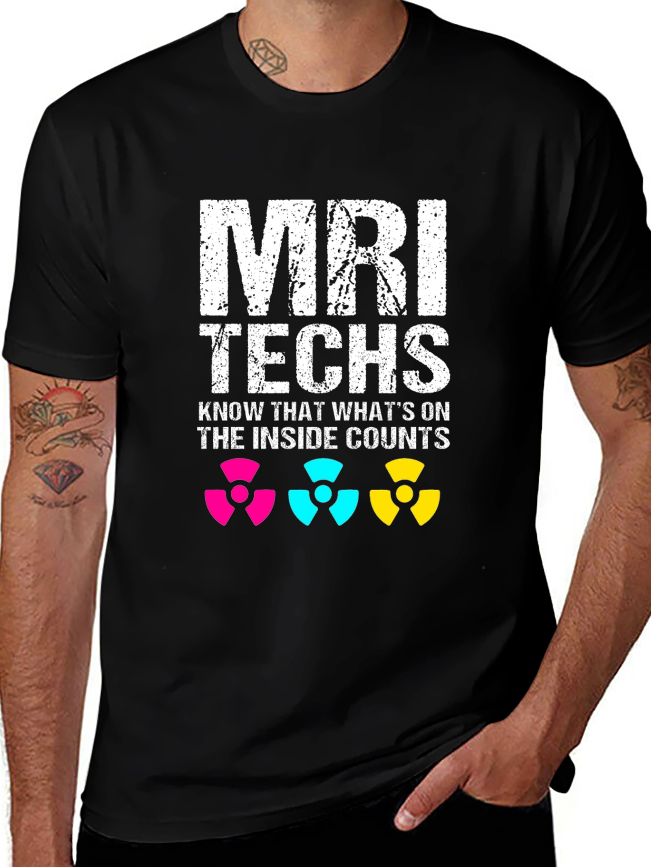 MRI Techs Inside Counts T-Shirt
