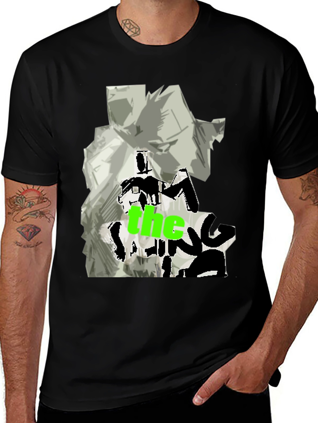 Abstract Graphic Tee: The Thing