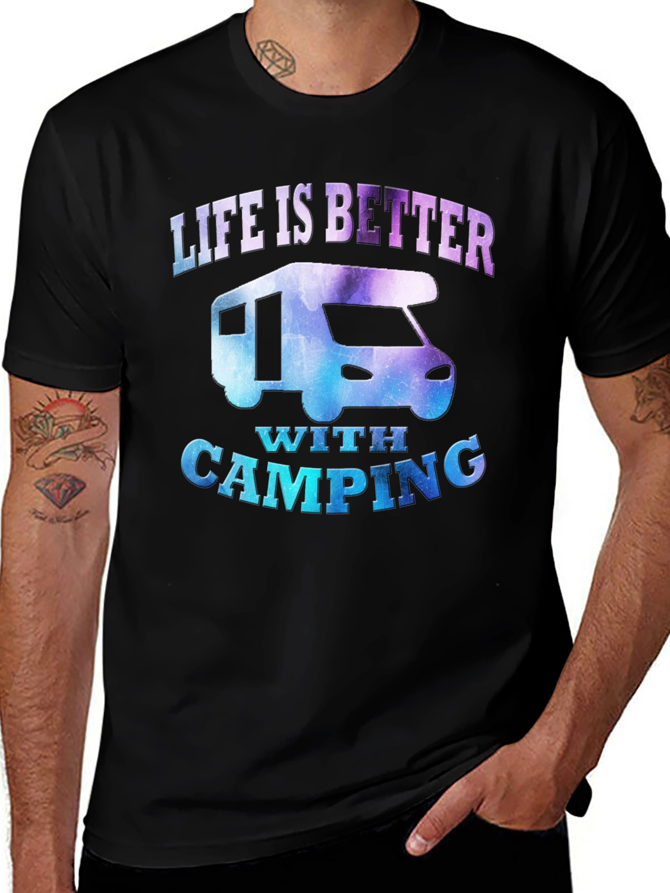 Variant 4 of Life is Better with Camping RV T-Shirt