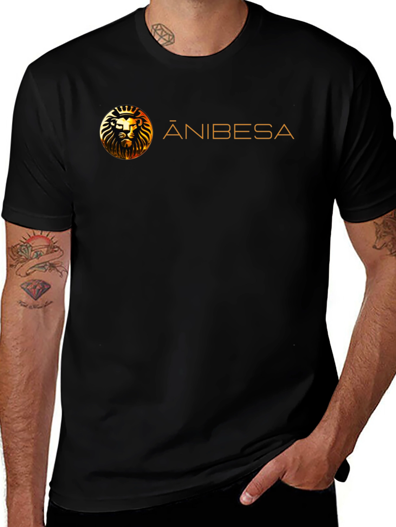 Variant 14 of Lion Crest Black T-Shirt