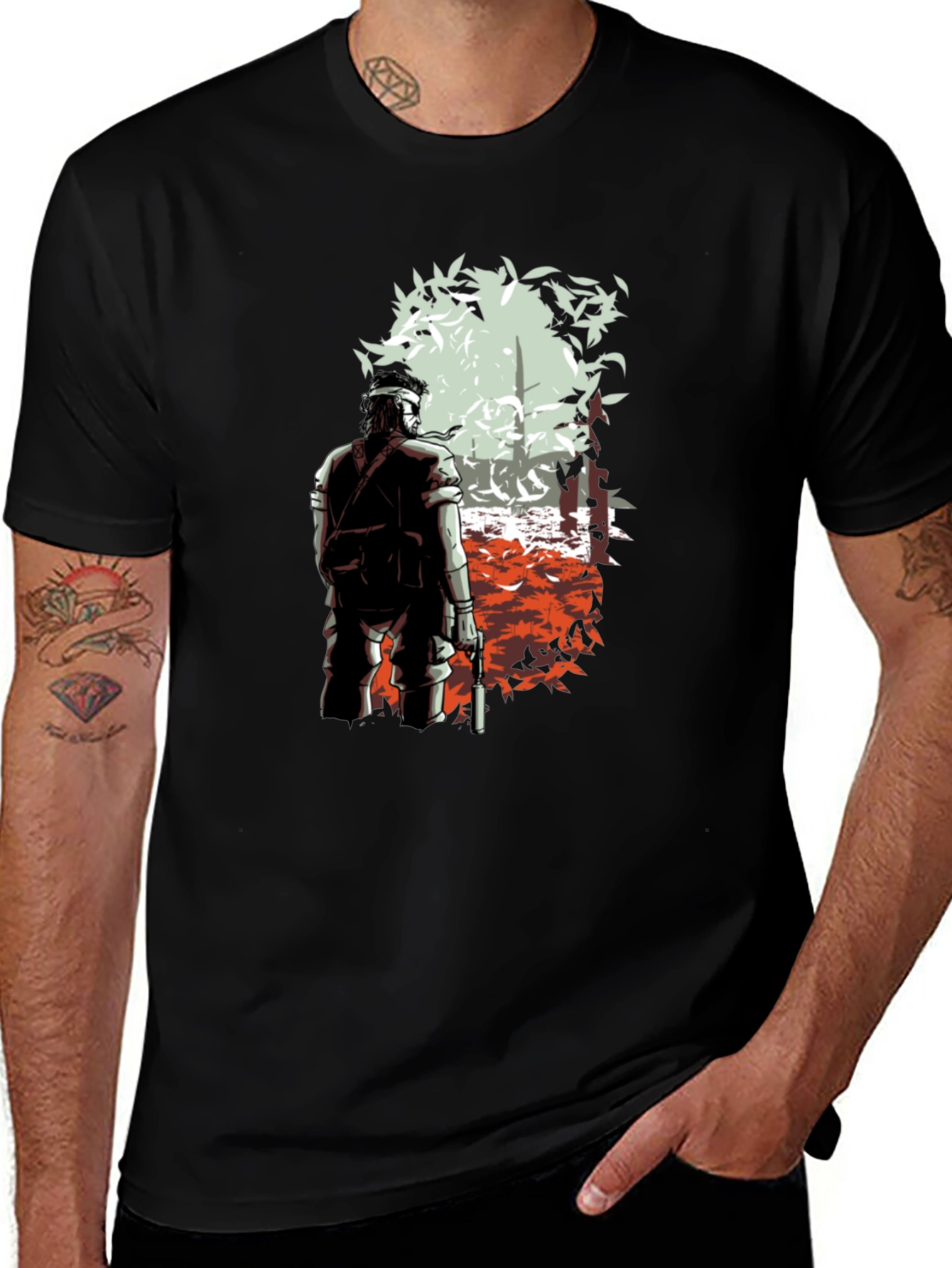 Variant 10 of Stealth Ops T-Shirt: Camo Design