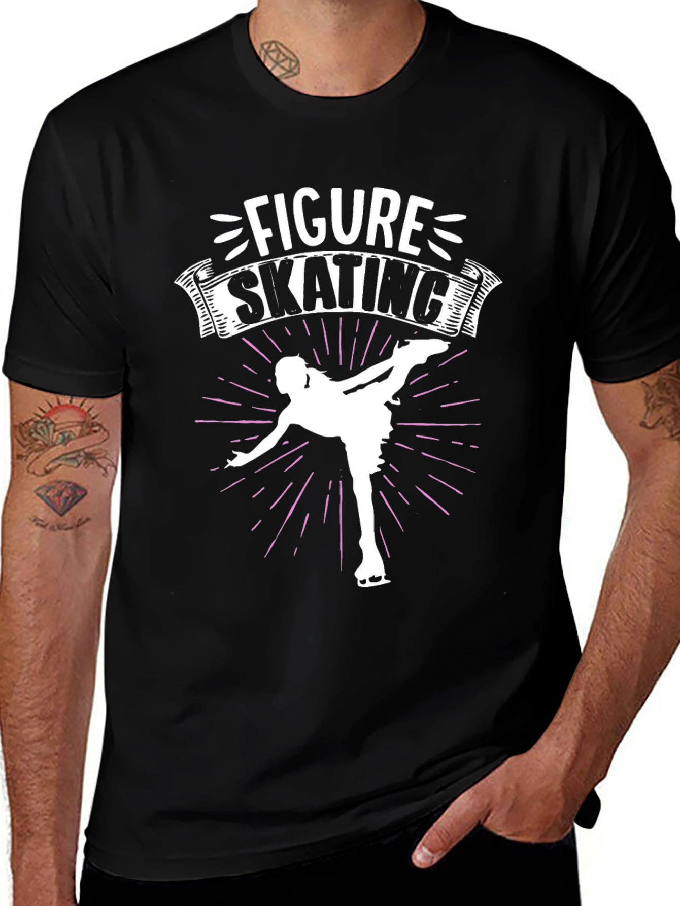 Figure Skating Graphic Tee - Perfect for Ice Skating Fans