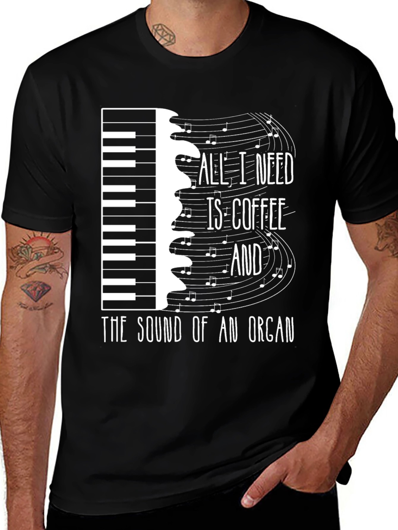 Coffee and Organ Music T-Shirt