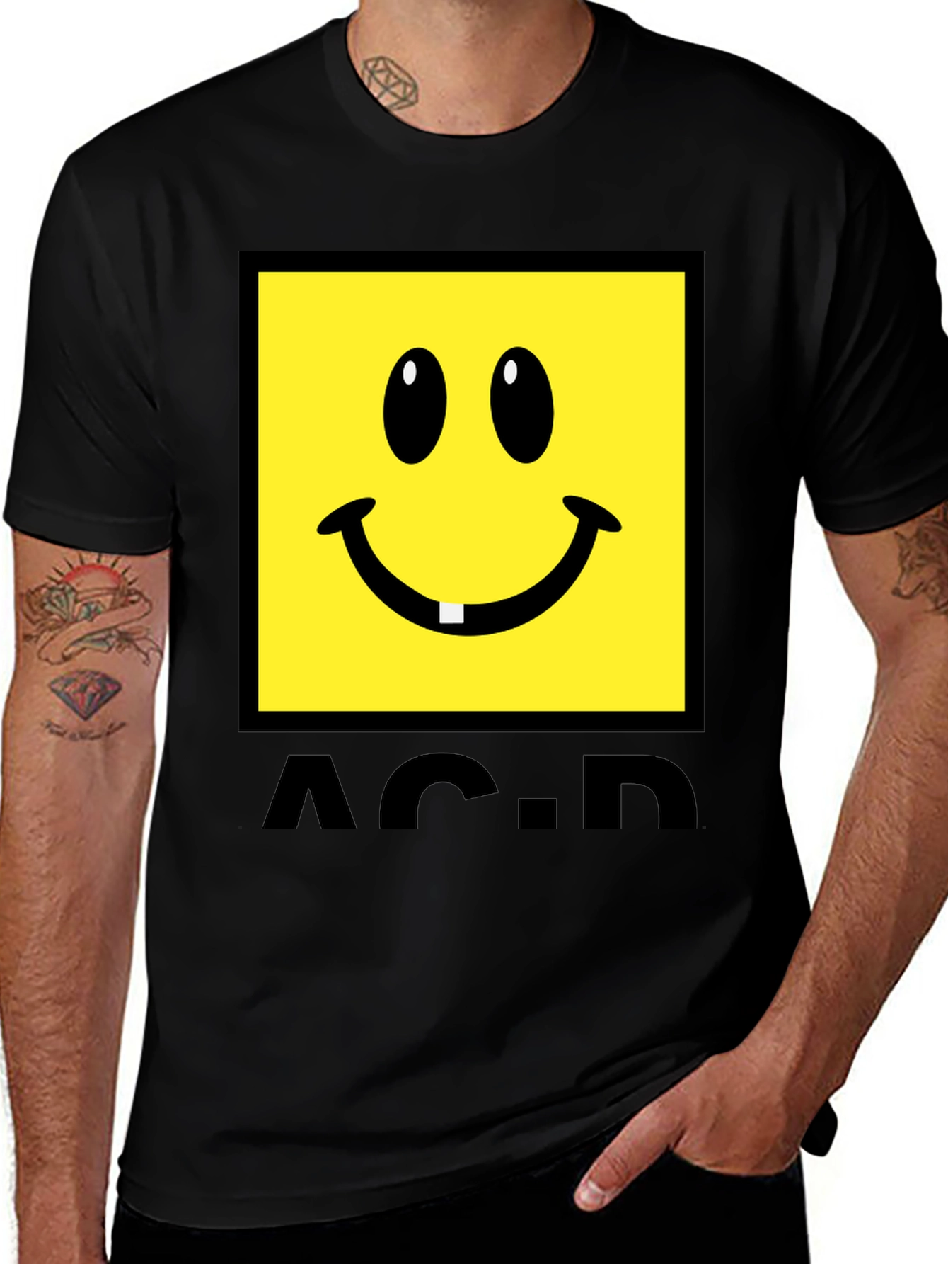 Variant 16 of Acid House Smiley Face Graphic T-Shirt