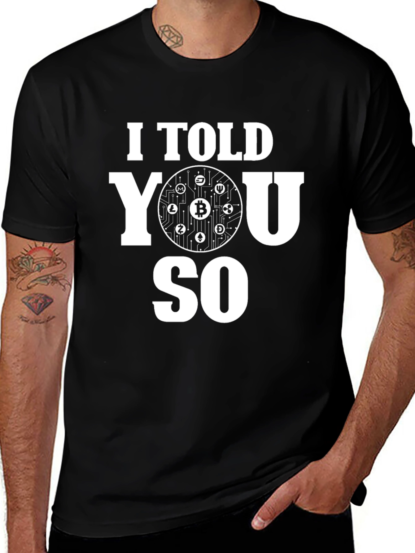 Variant 18 of I Told You So Bitcoin Crypto T-Shirt