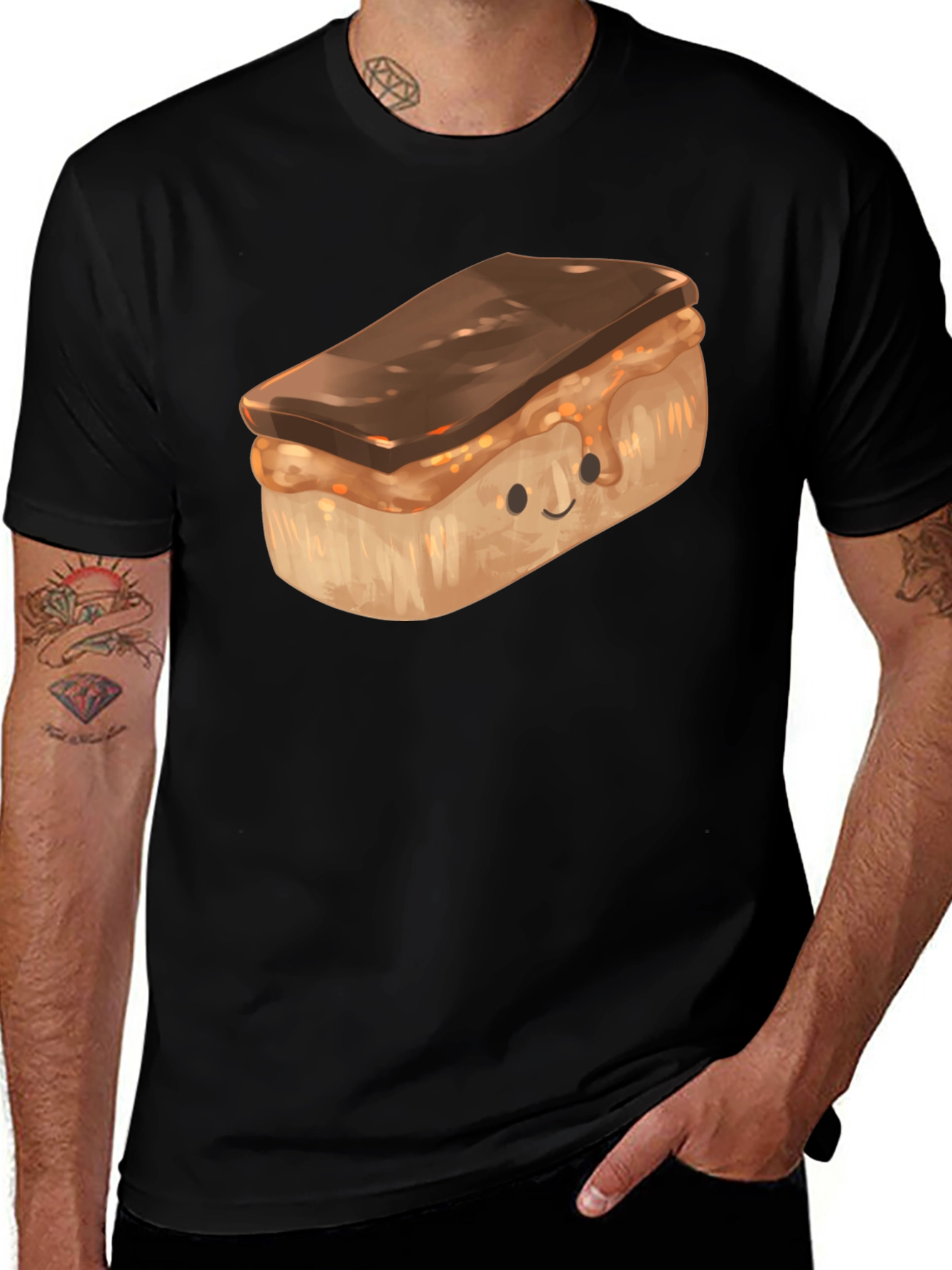 Variant 21 of Cute Cartoon Dessert T-Shirt