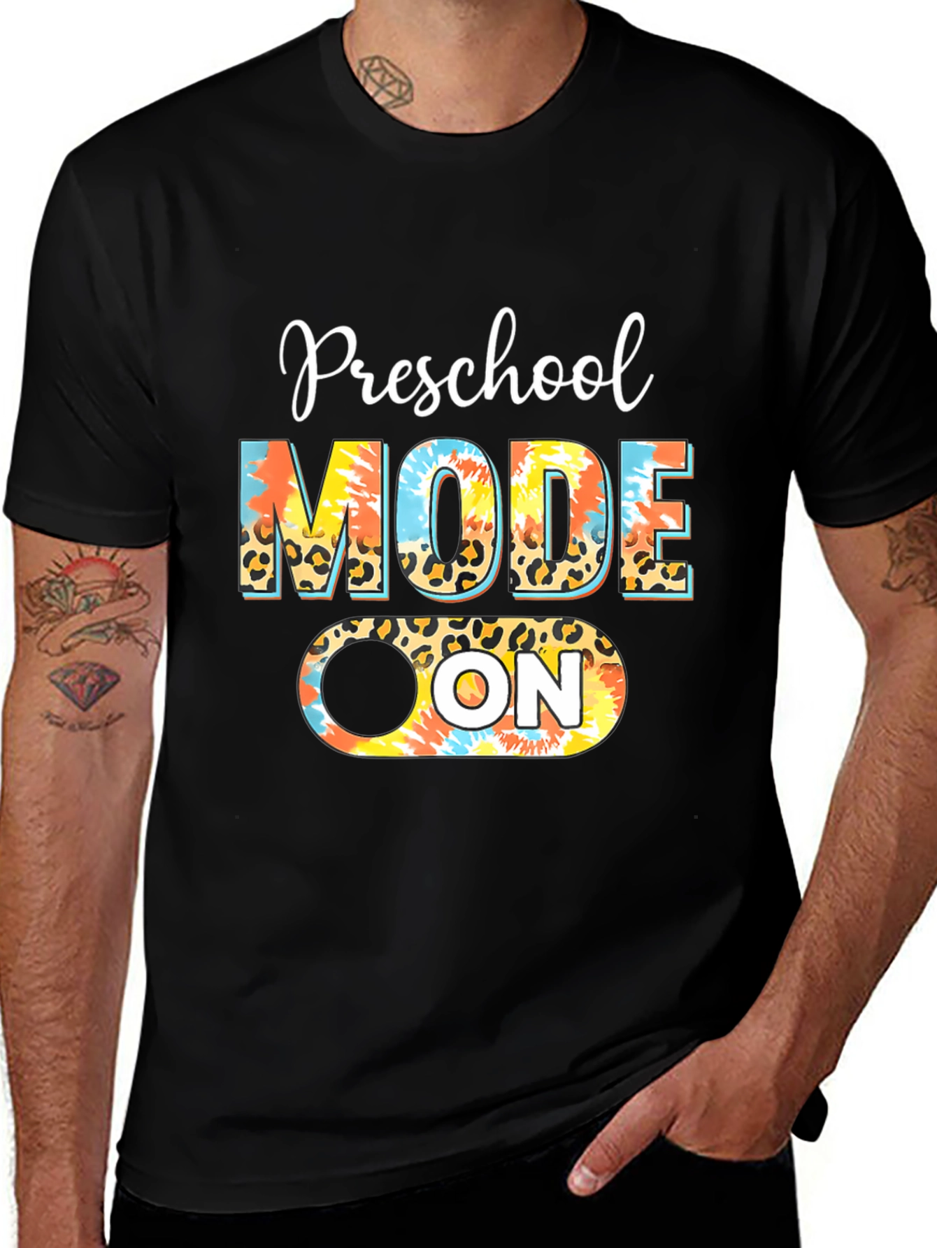 Variant 25 of Preschool Mode On T-Shirt