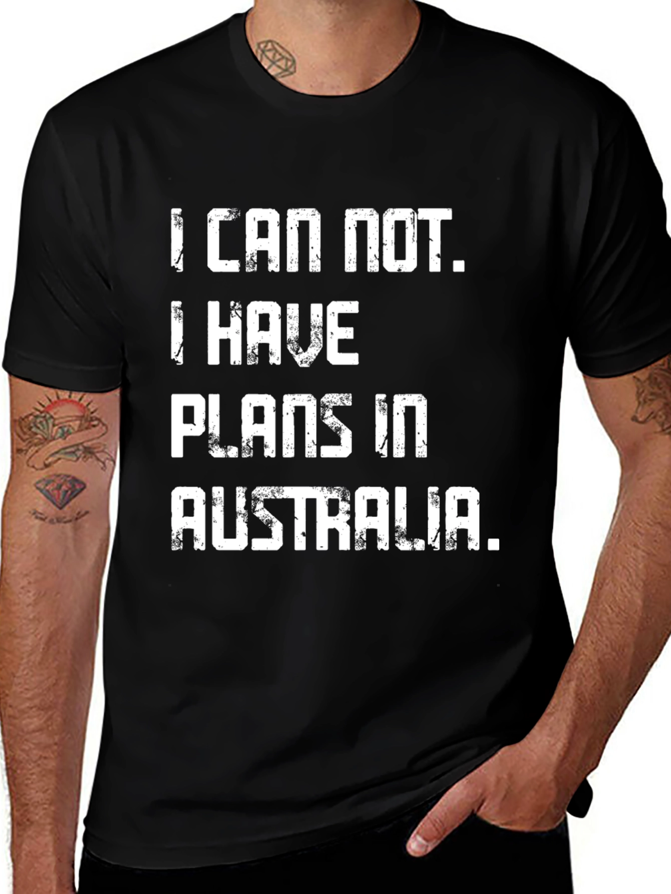 Variant 7 of I Can Not. Australia Plans T-Shirt