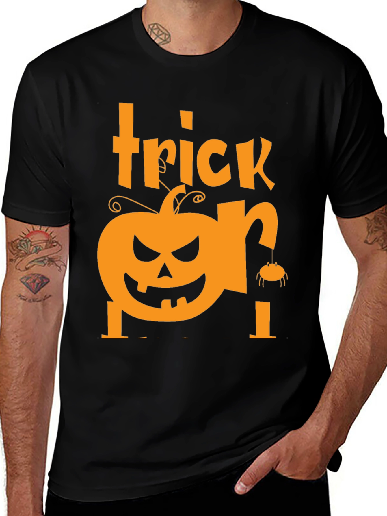Halloween Pumpkin Graphic T-Shirt