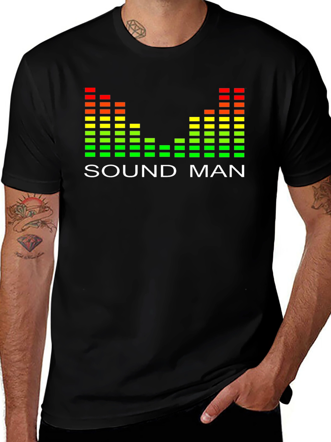 Sound Man Graphic Tee - Audio Engineer T-Shirt