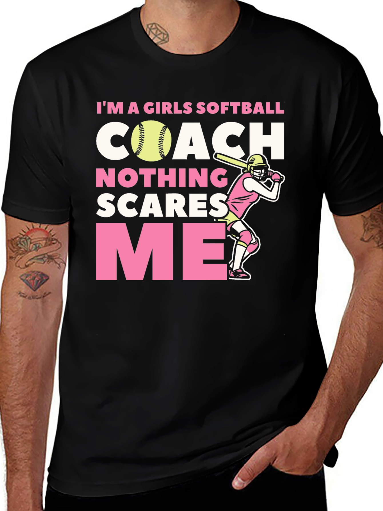 Variant 11 of Softball Coach T-Shirt